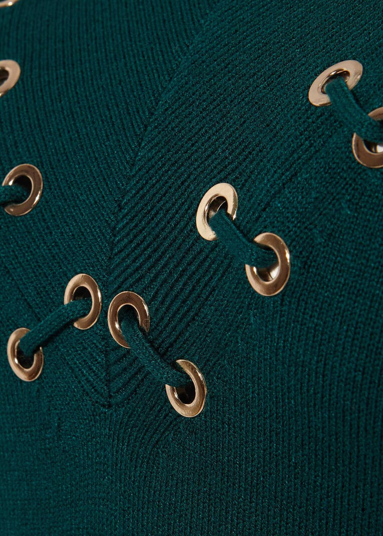 Etta Eyelet Detail Knit Dress