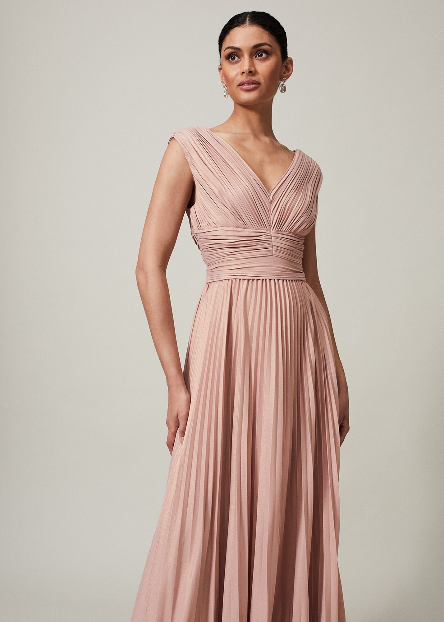 Nelly Pleat Dress