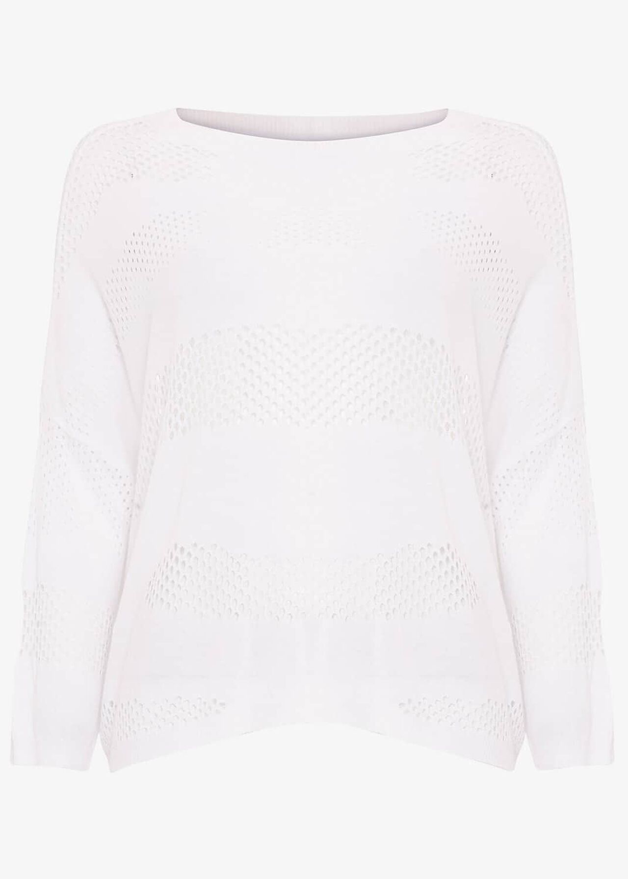 Darcey Pointelle Knitted Jumper