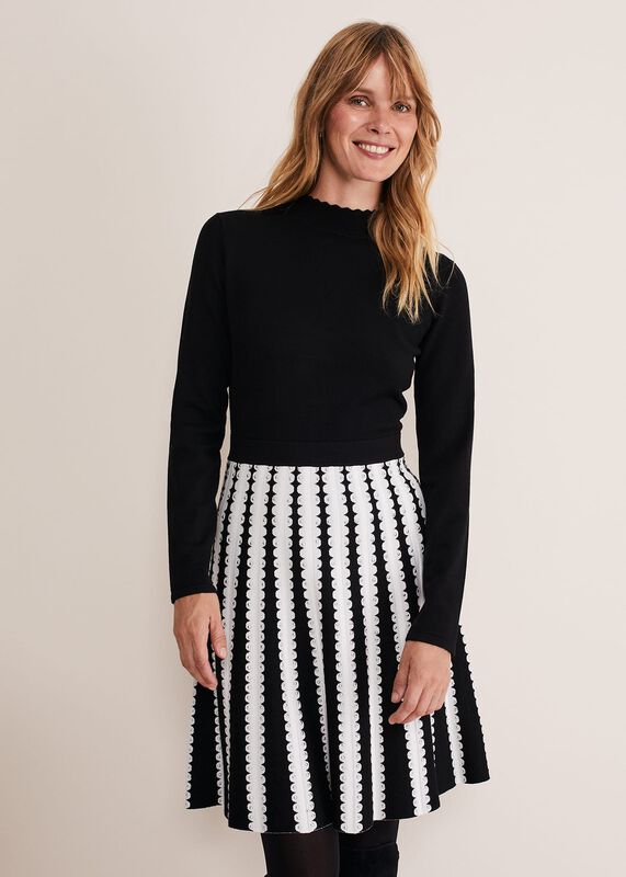 Frankie Scallop Hem Dress