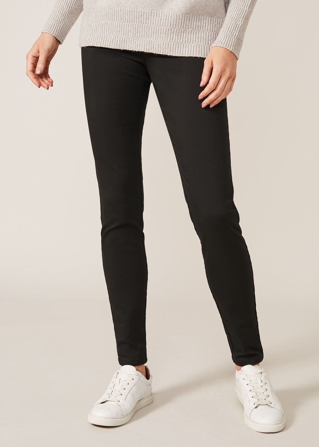 Amina Double Zip Skinny Jeggings