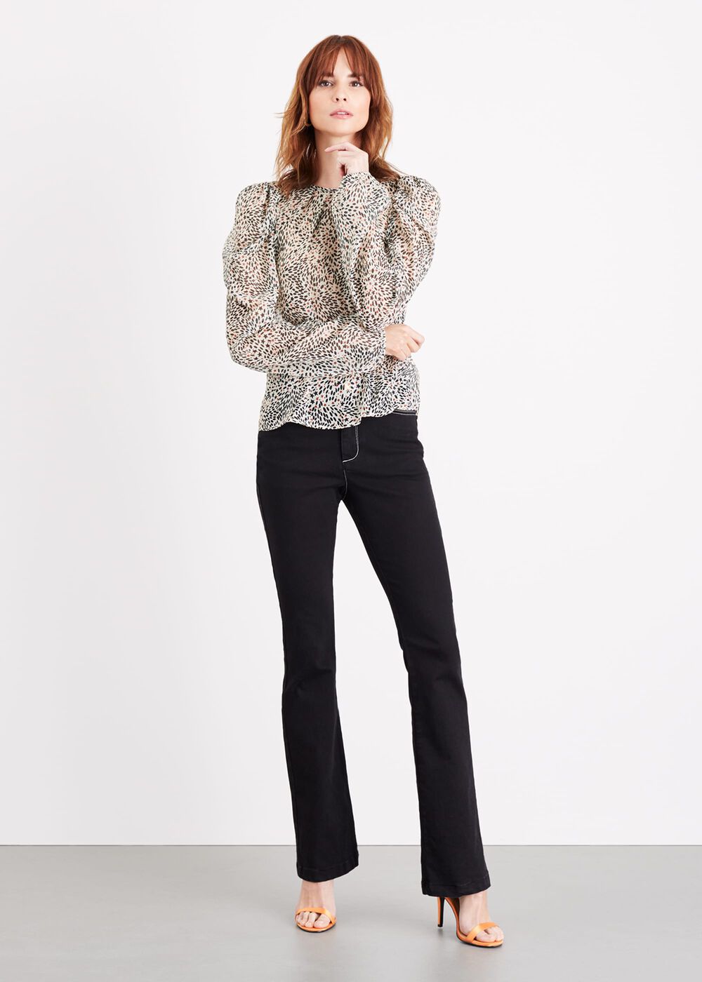 Malie Star Print Blouse