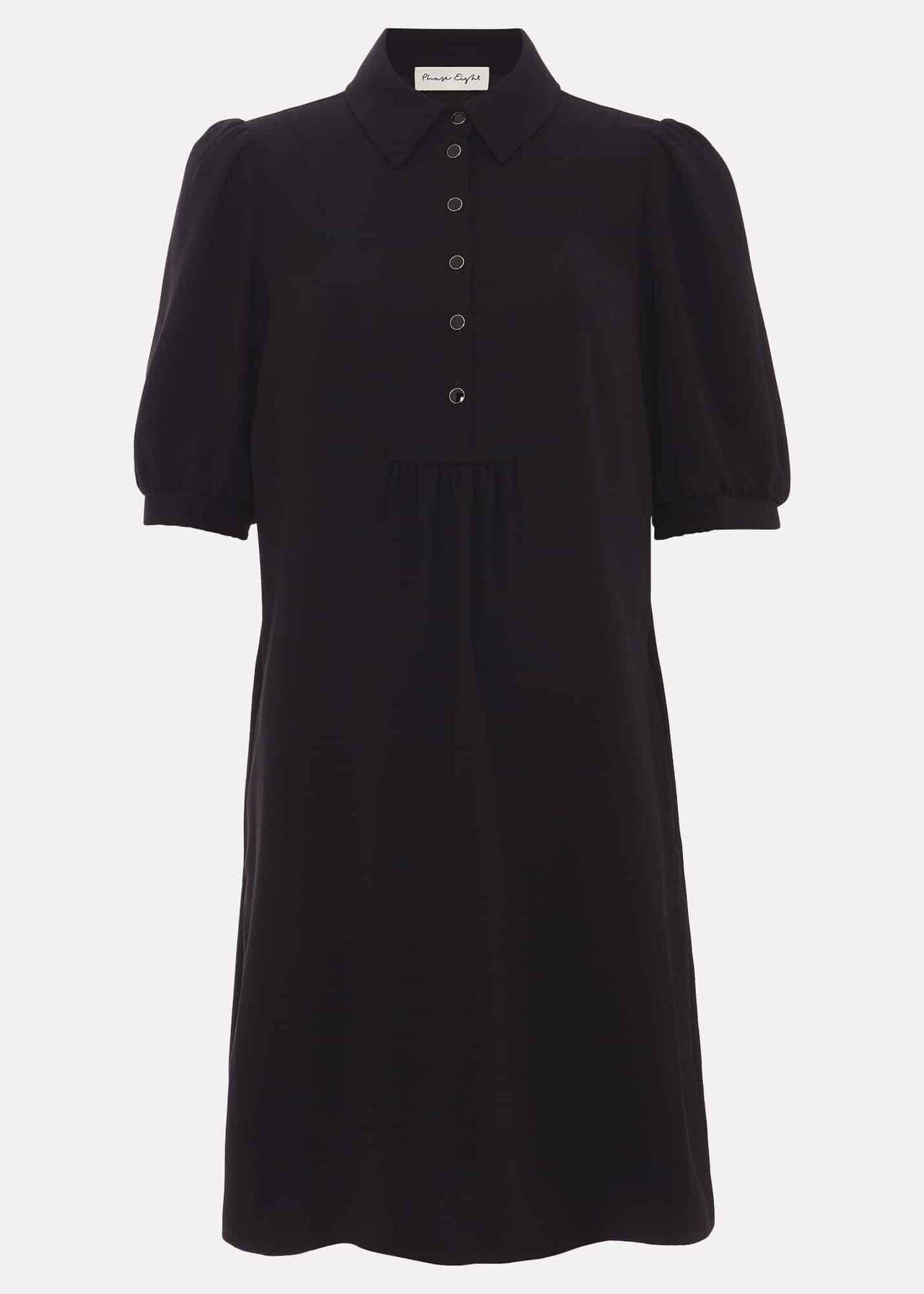 Phase Eight Claudia Button Swing Mini Dress Navy