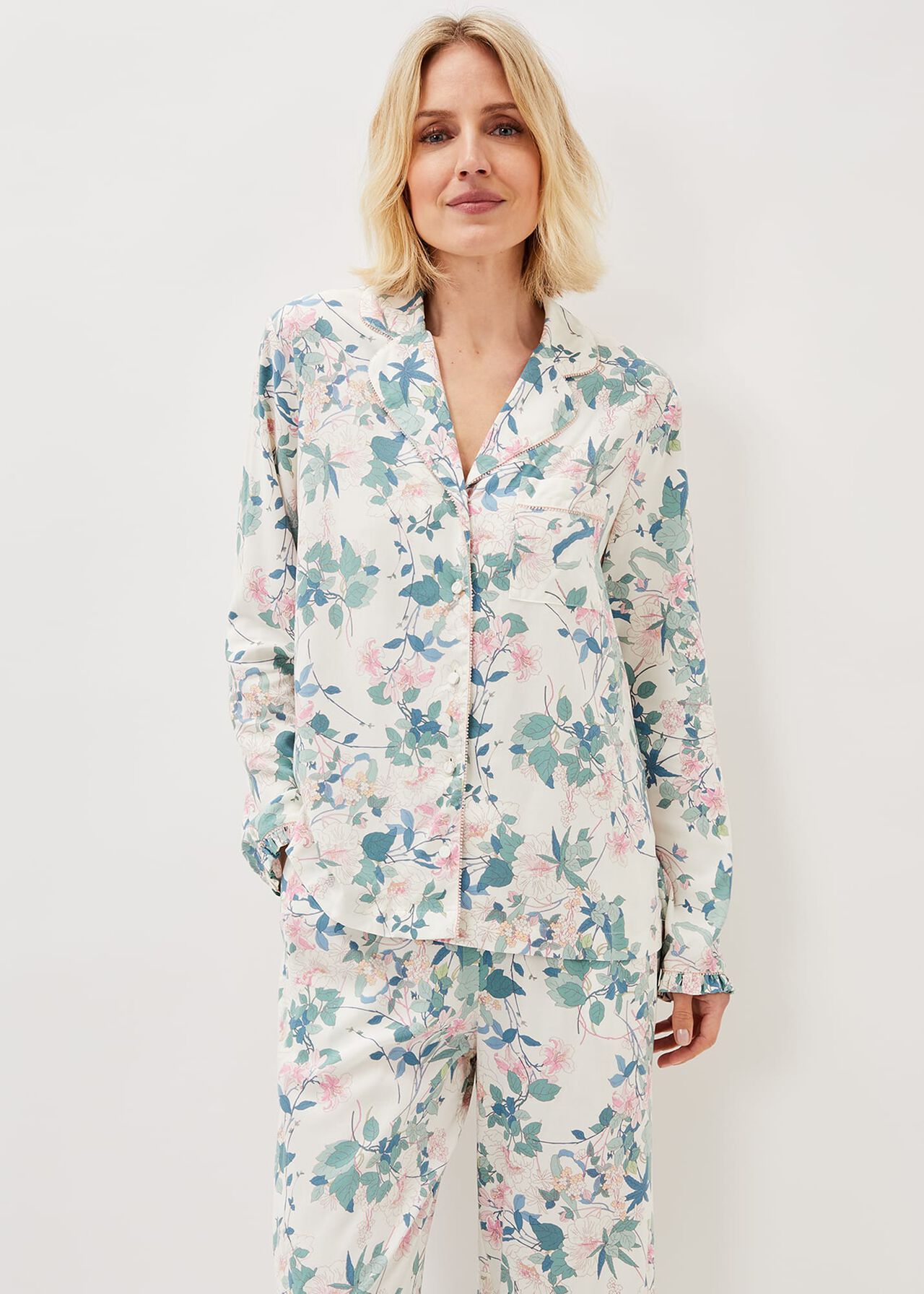 Avarie Chinoiserie Print Pj Set