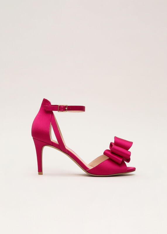Satin Bow Sandals
