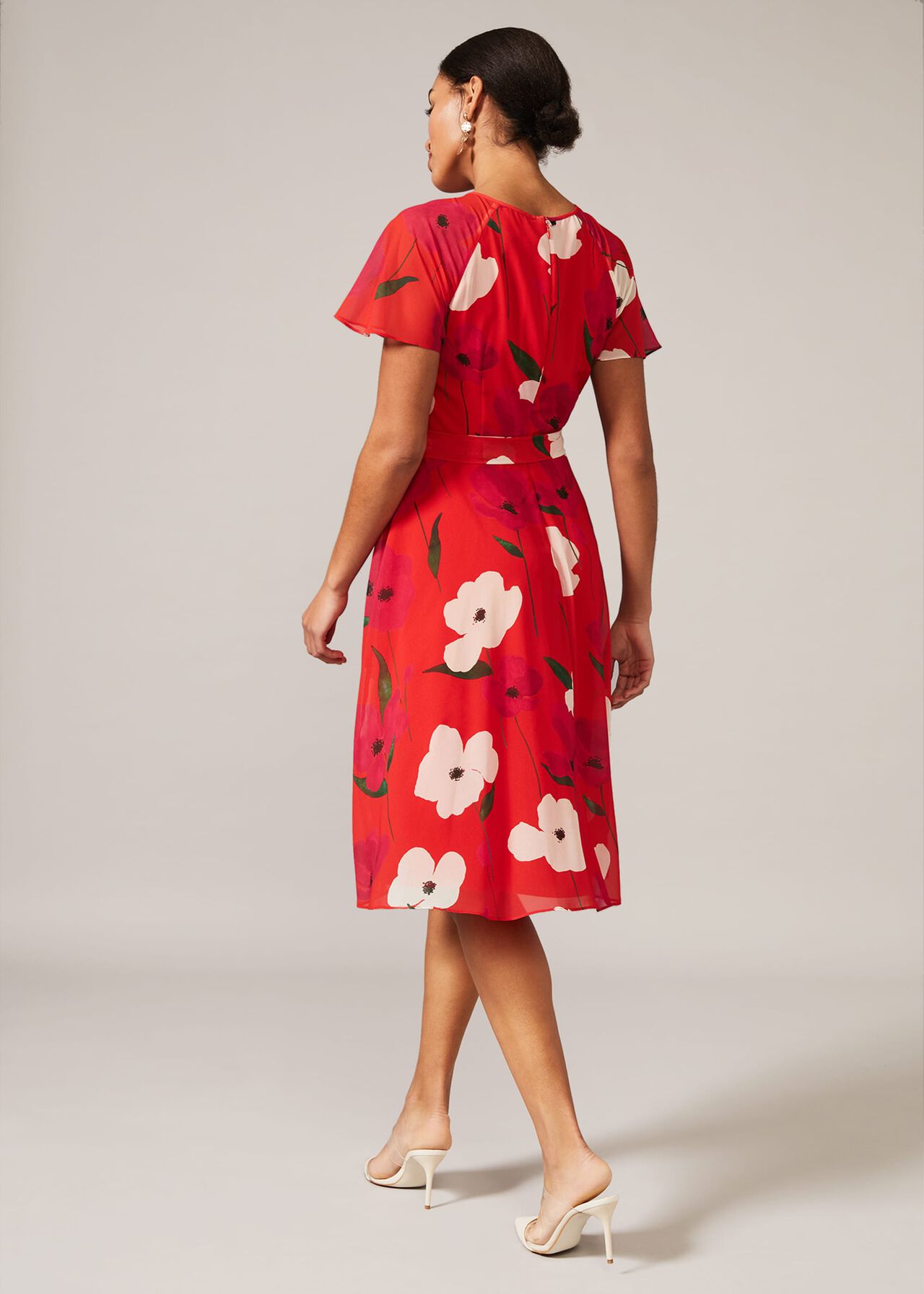 Lou-Poppy Floral Tea Dress
