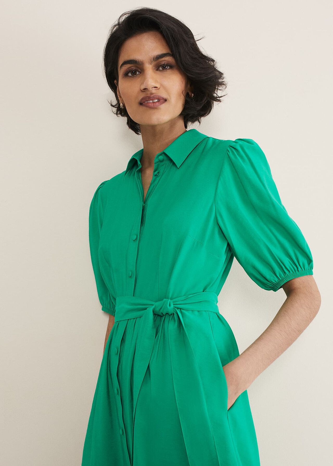 Sue Green Swing Mini Dress