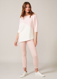 Bethanie Colourblock Asymmetric Jumper