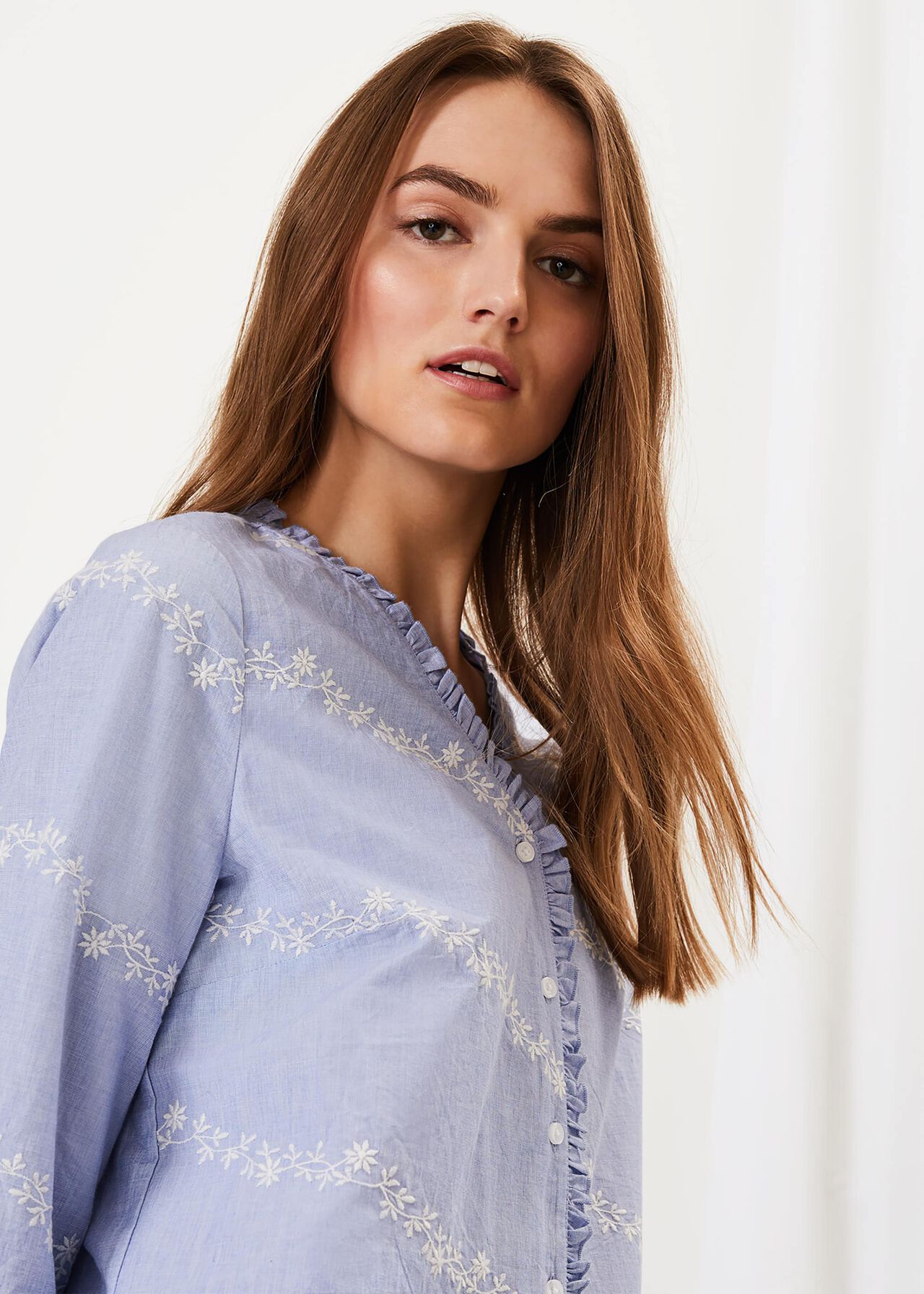 Daisy Embroidered Shirt