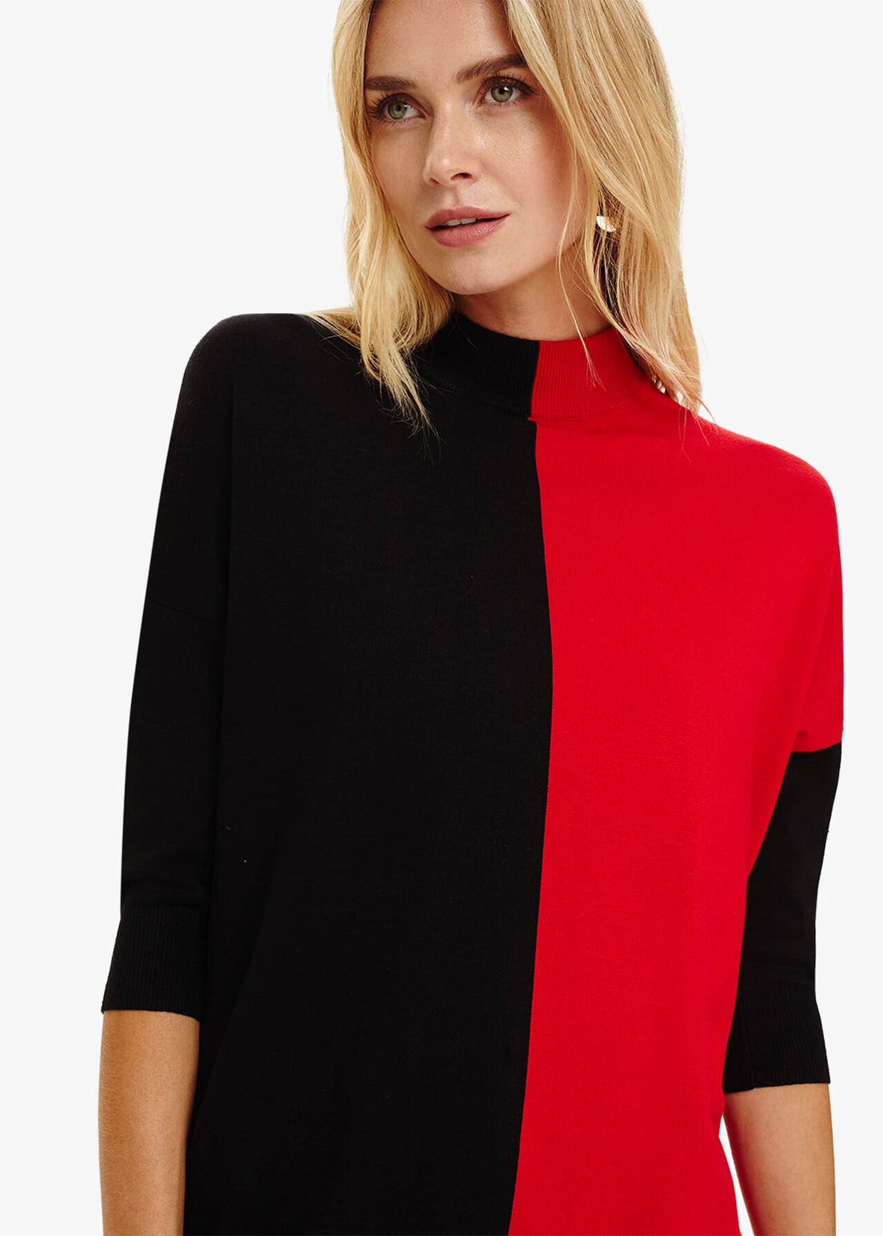 Chloe Colour Block Knitted Tunic
