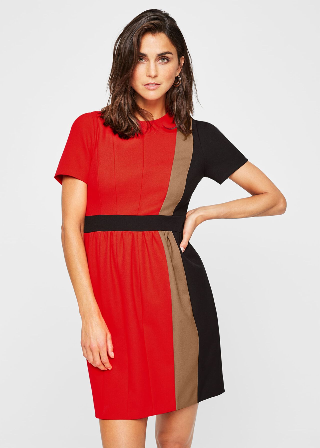 Rufina Colourblock Stripe Dress