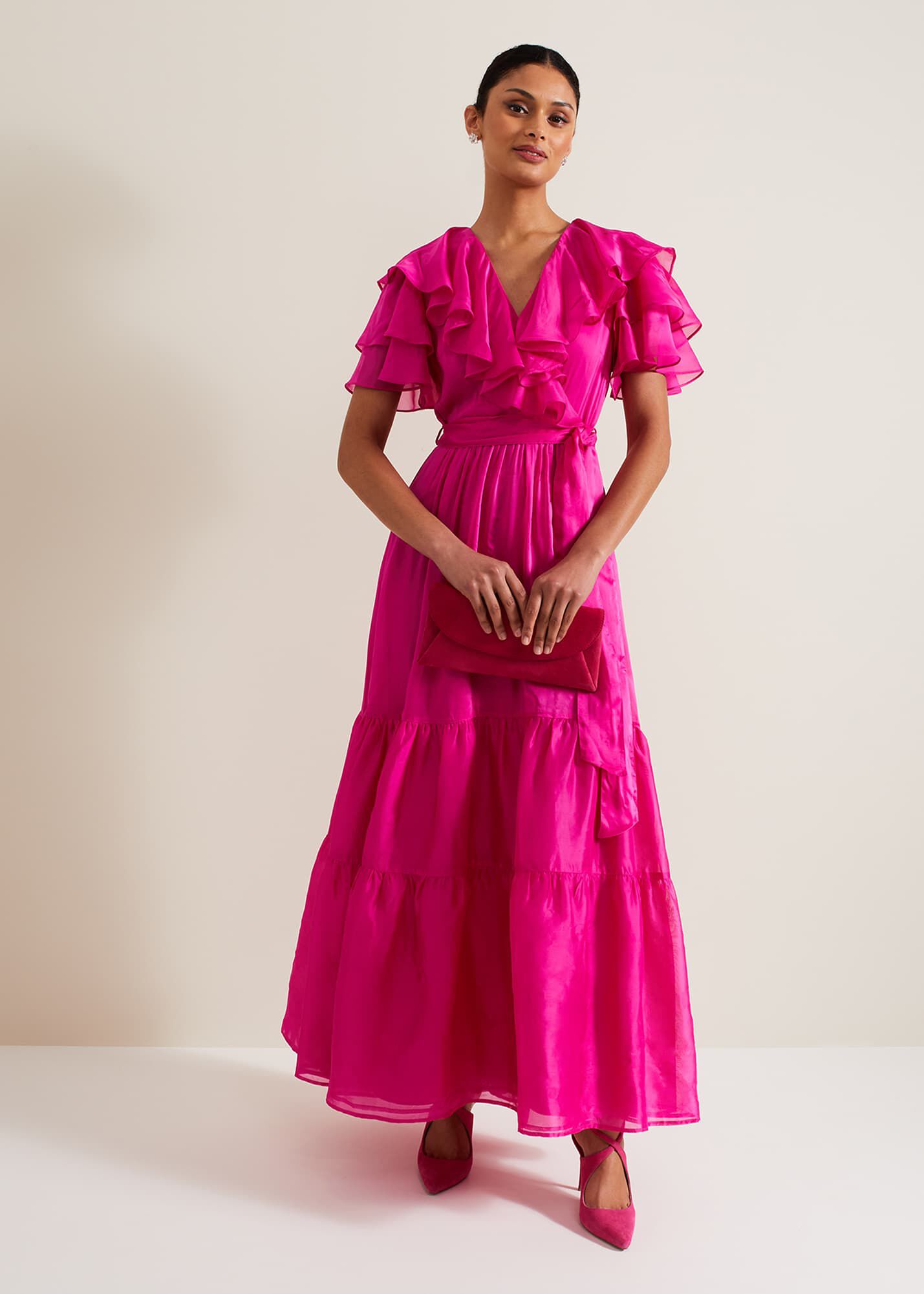 Mabelle Organza Maxi Dress | Phase Eight UK |