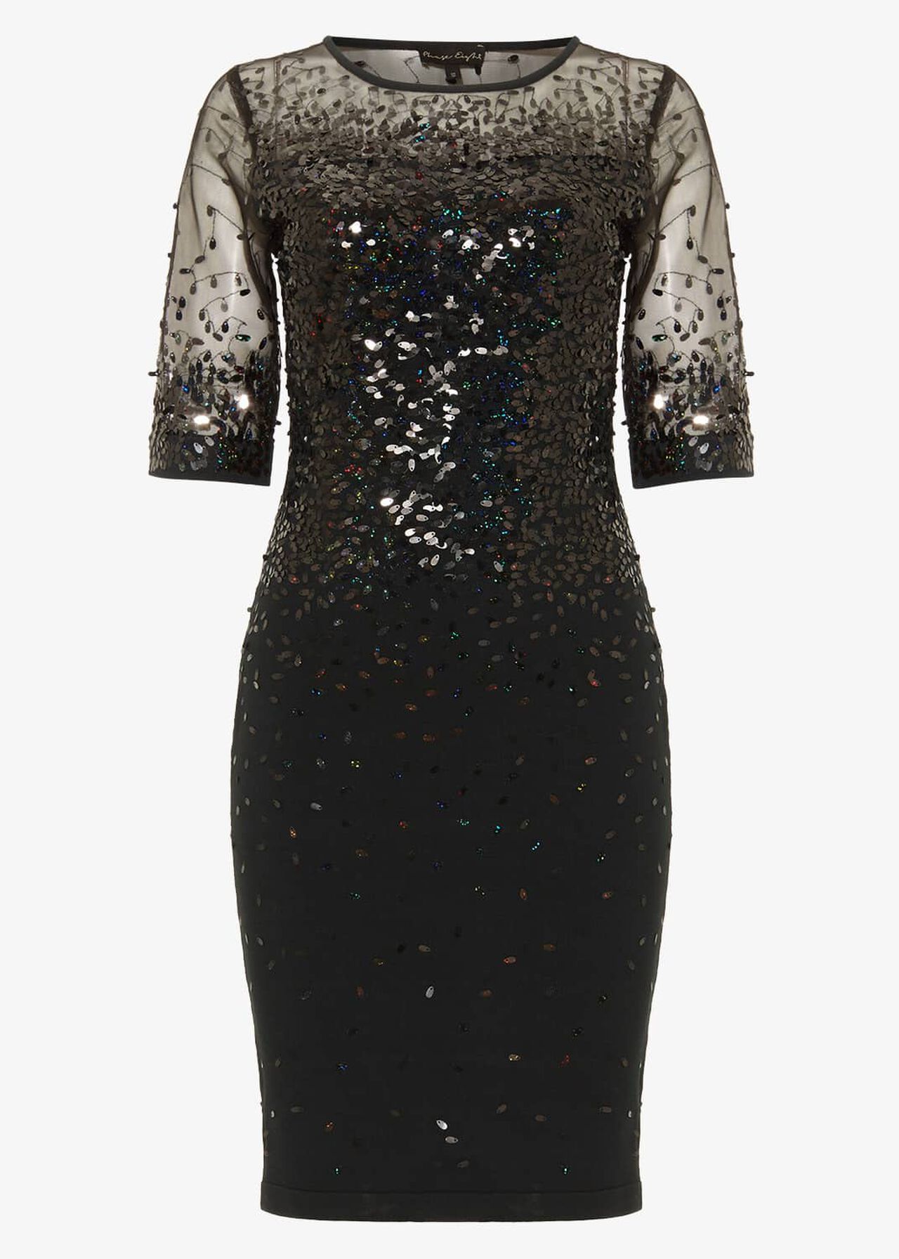 Orlena Ombre Sequin Knitted Dress