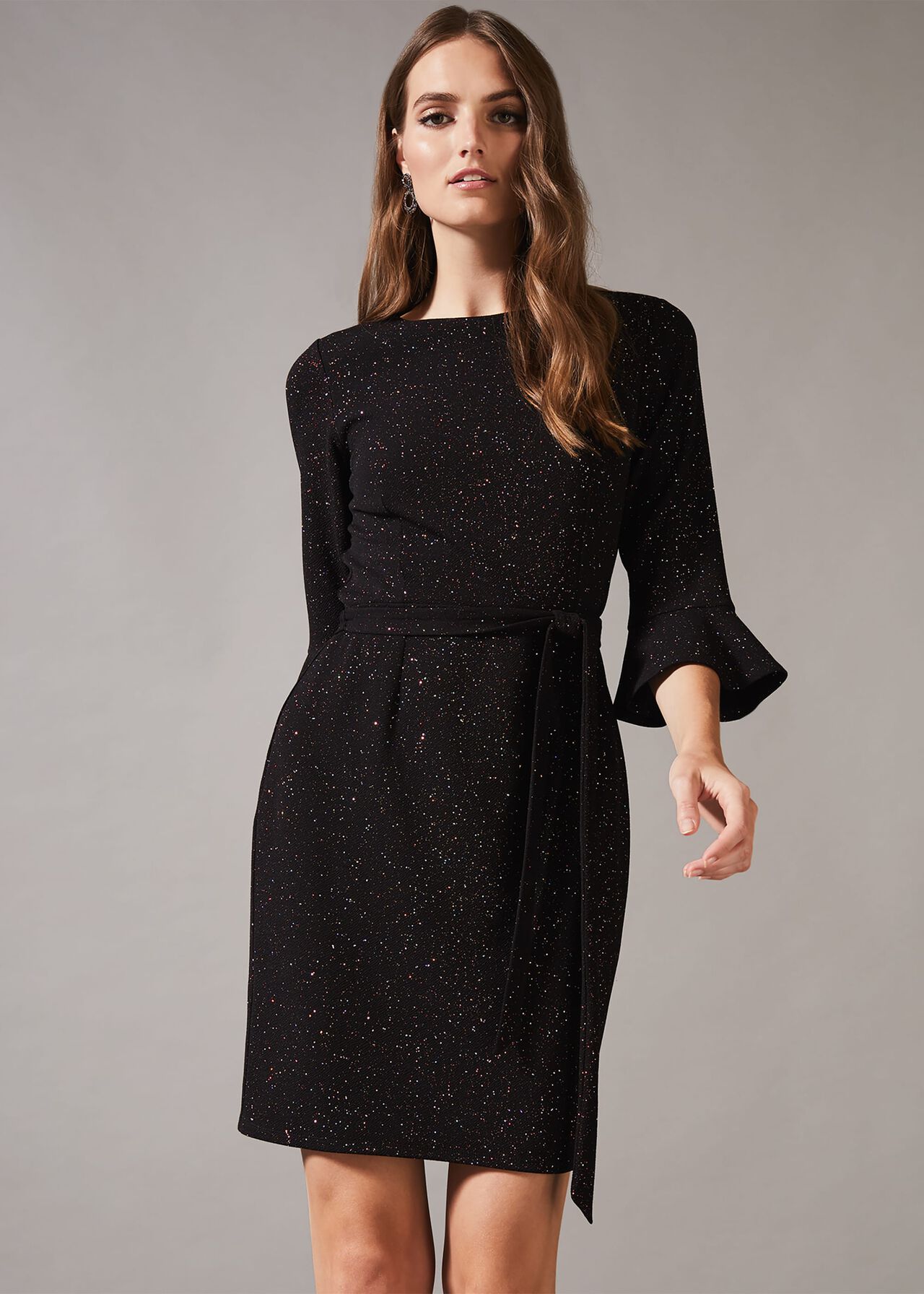 Varya Glitter Speck Tunic Dress
