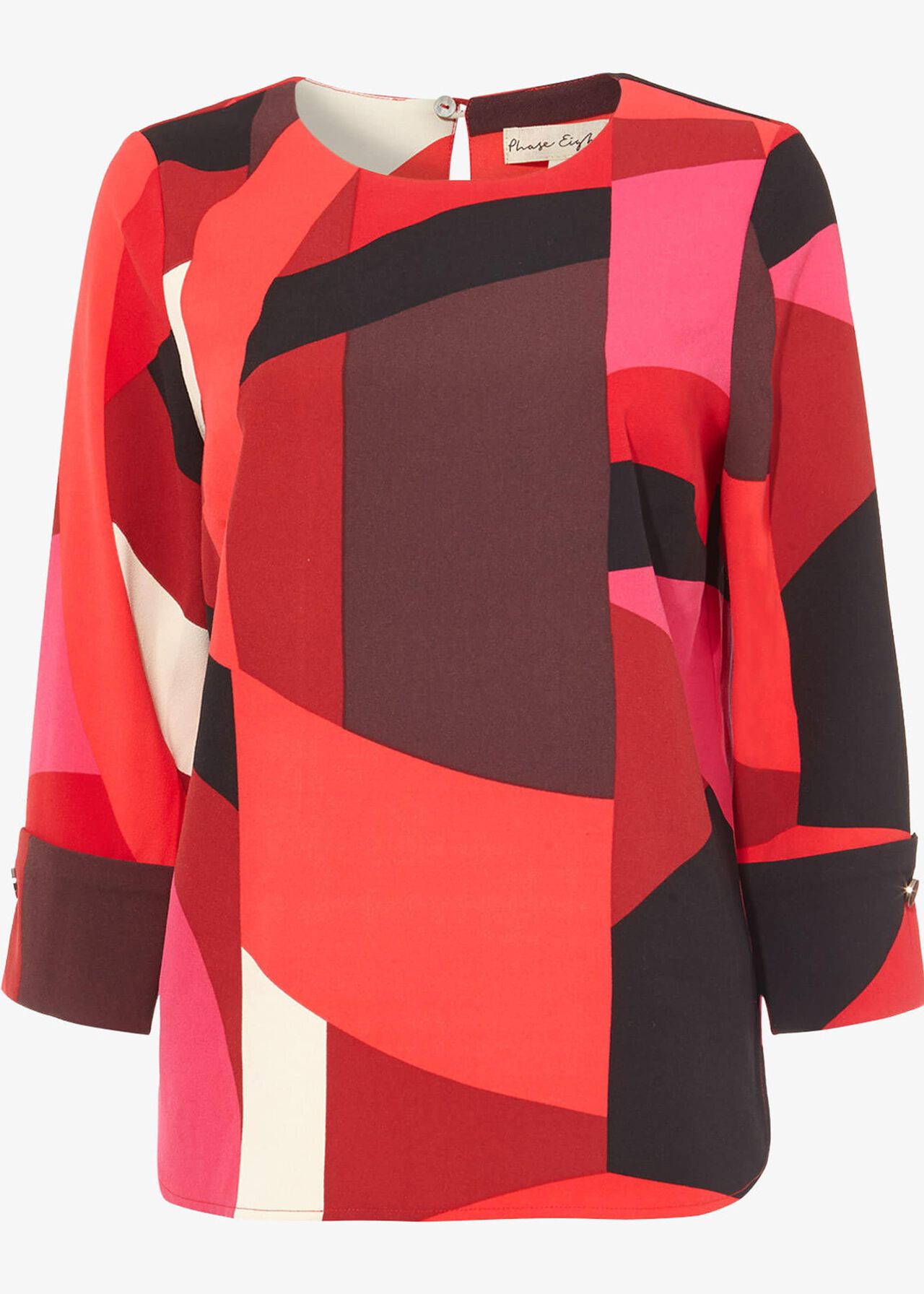 Xanthe Abstract Print Blouse