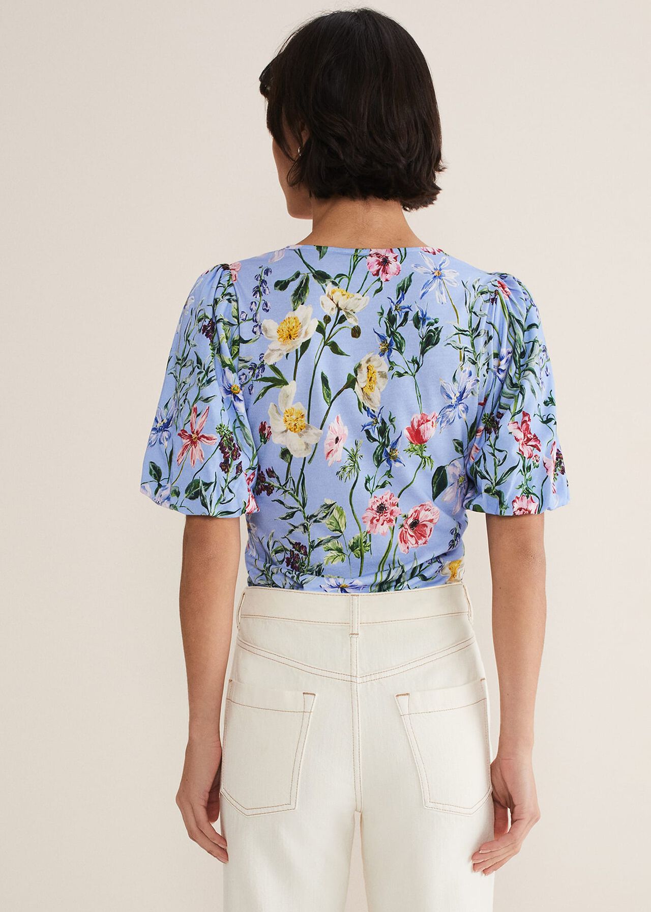 Donda Floral Ruched Top