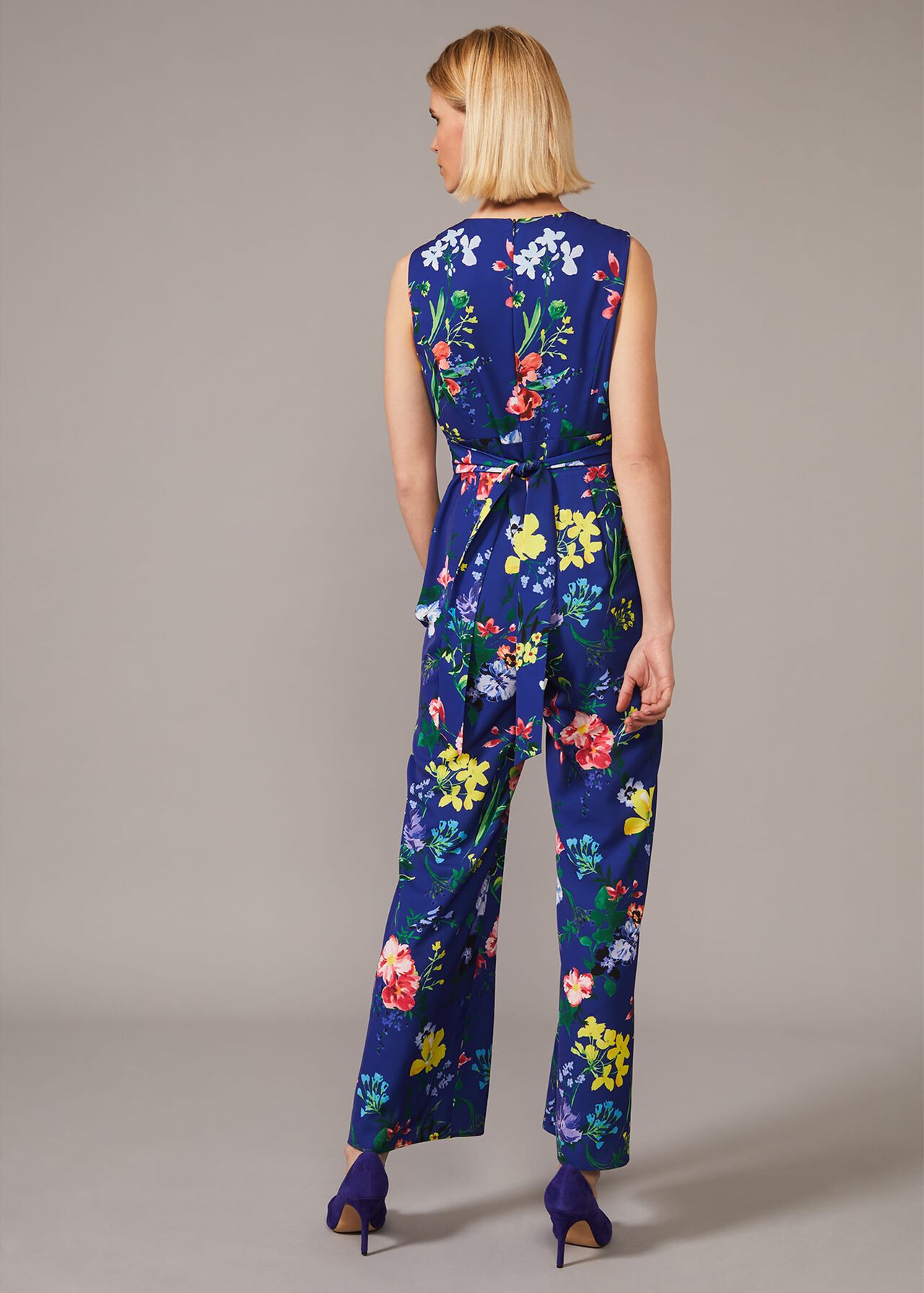 Trudy Floral Tapered Jumpsuit