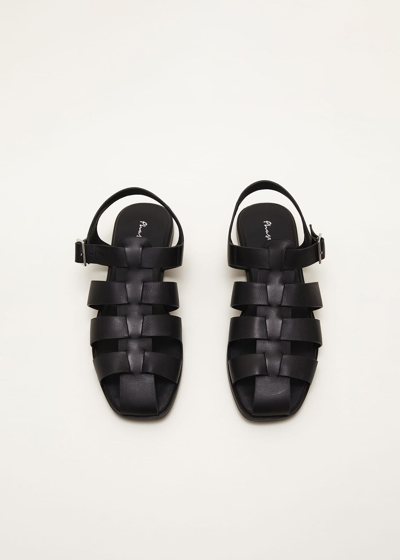Leather Chunky Strap Sandal