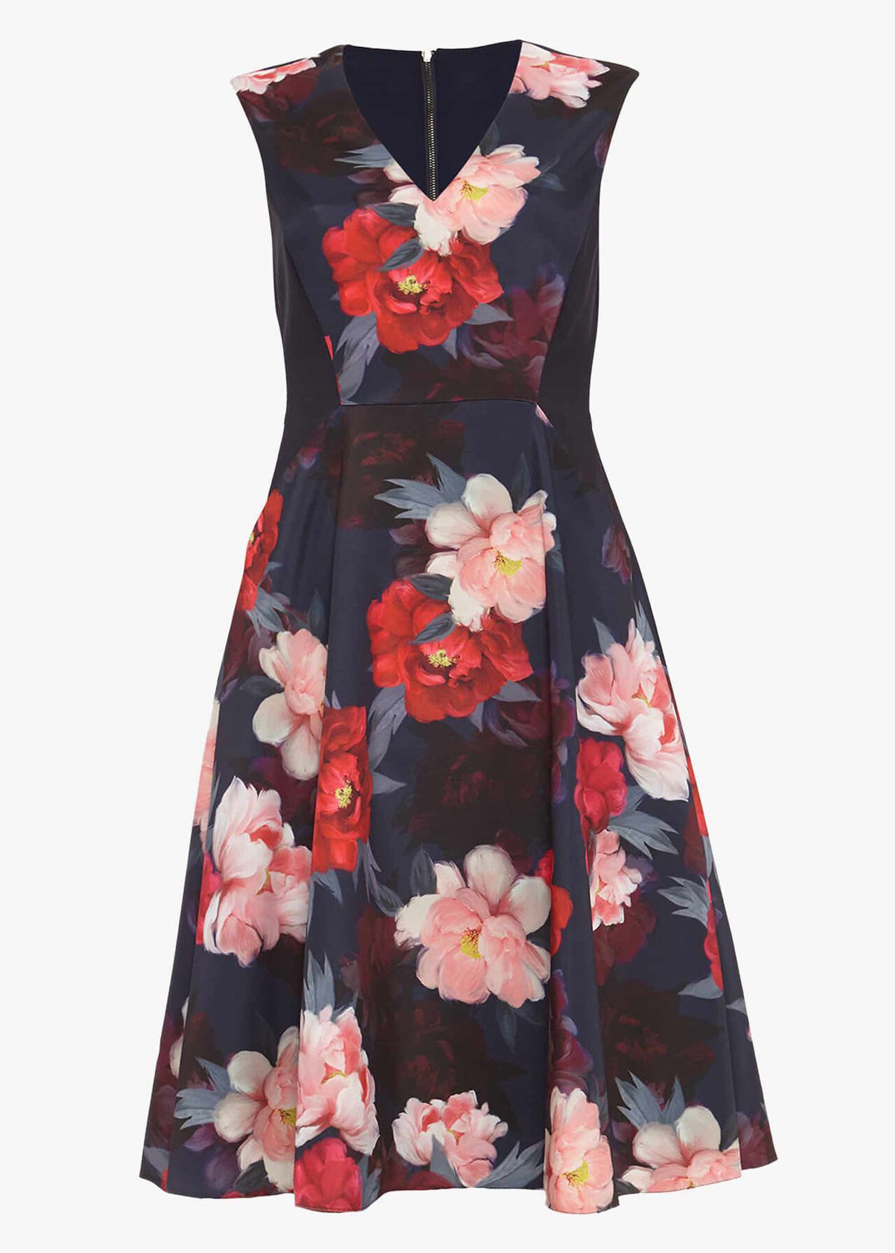 Elba Floral Fit And Flare Dress