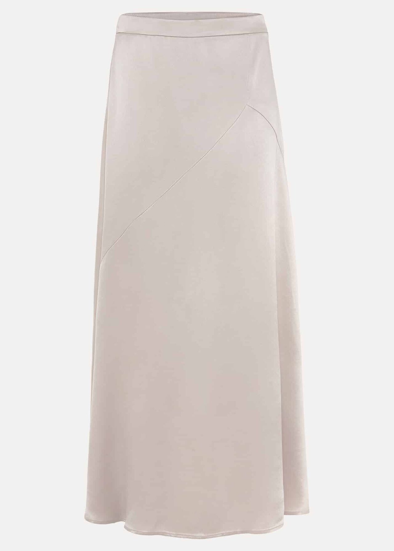 Ophelia Satin Midi Skirt