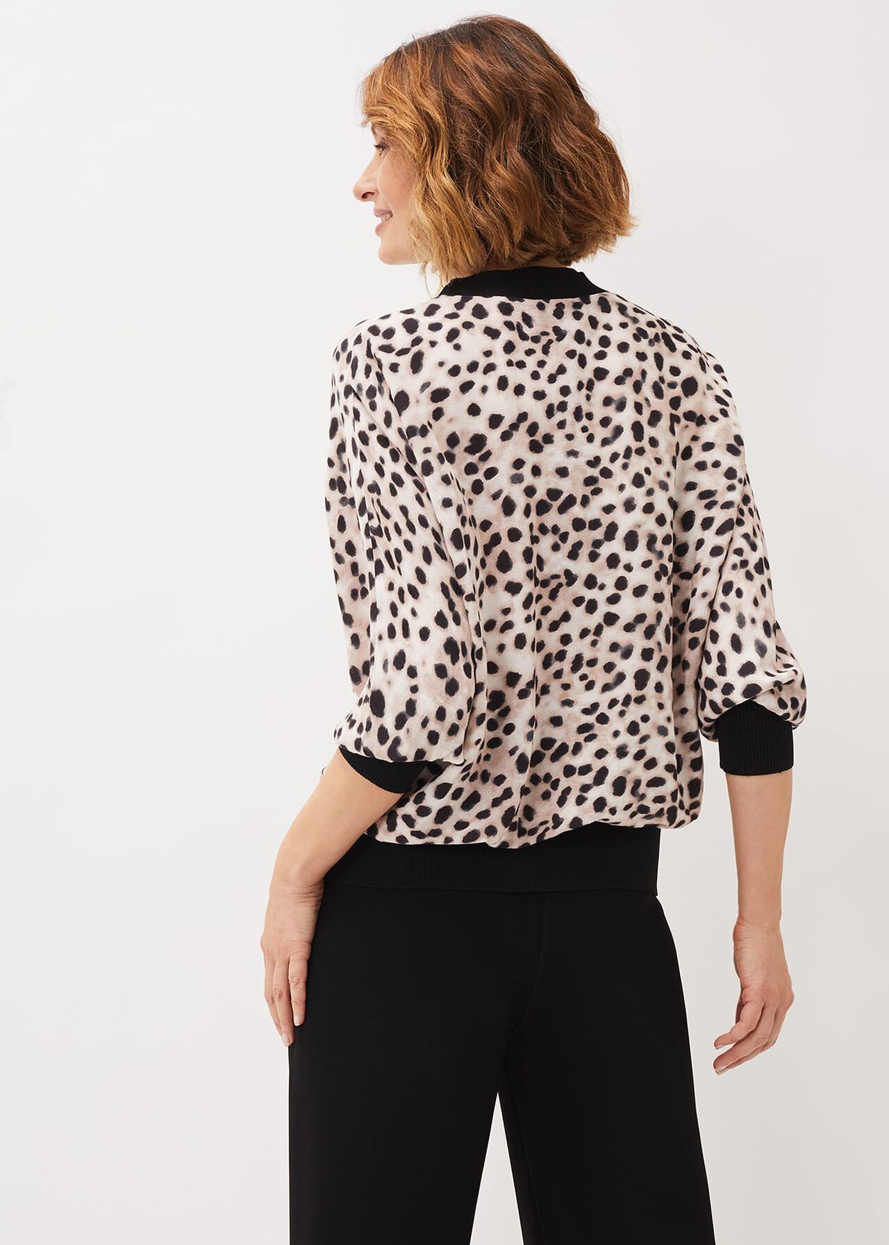Calla Leopard Print Blouse