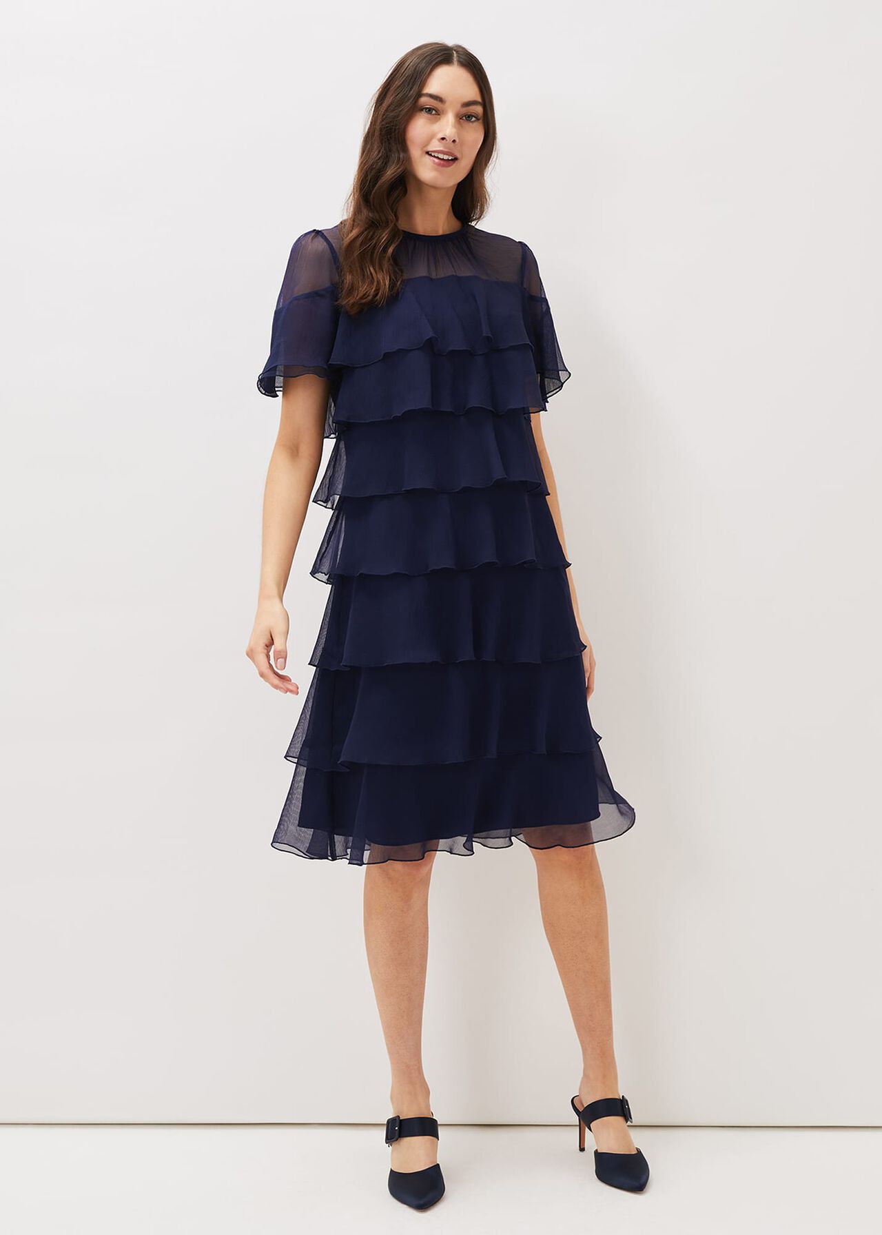 Nika Tiered Shift Dress