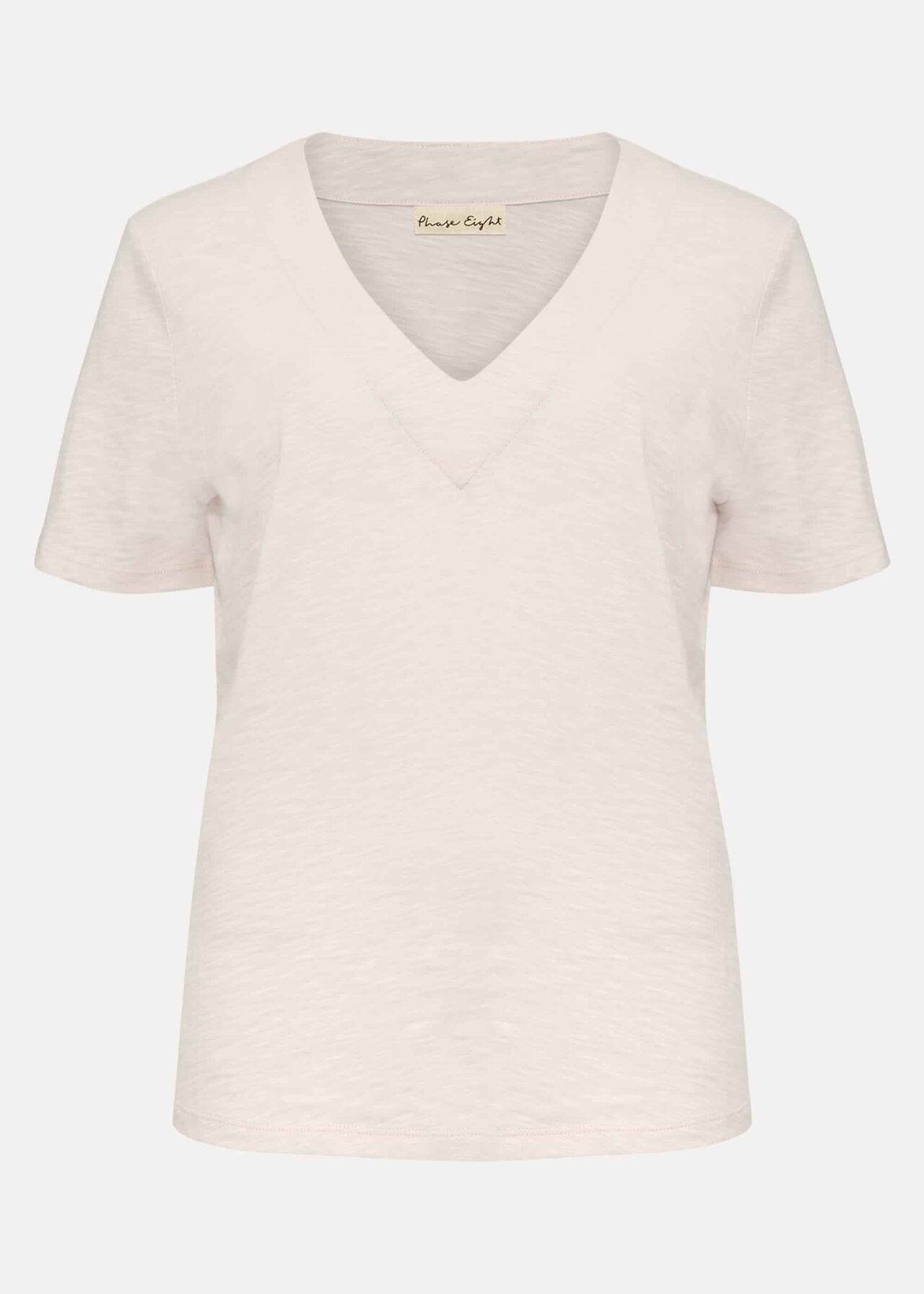 Elspeth V-Neck Cotton T-Shirt