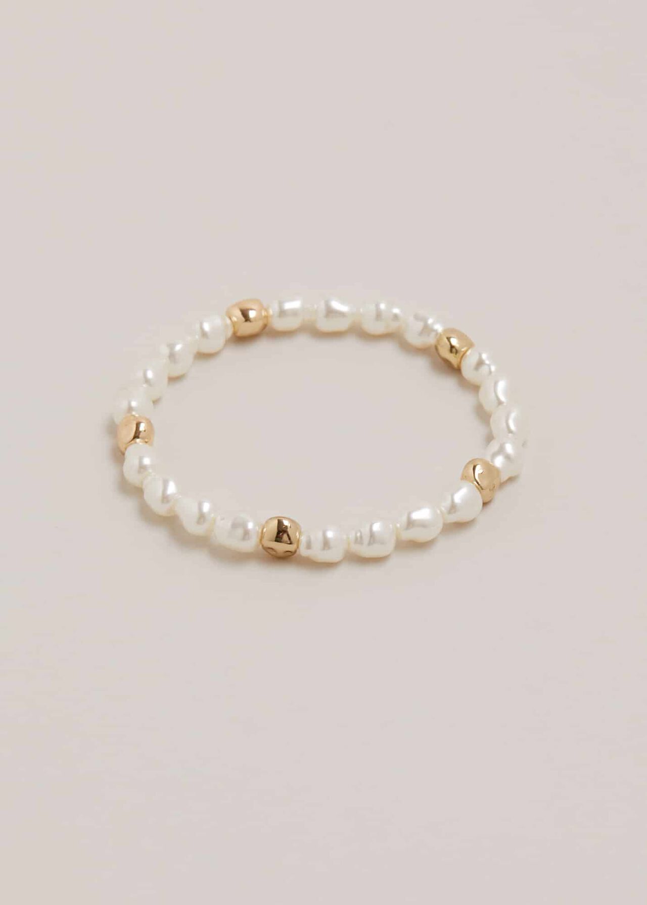 Pearl And Bead Bracelet