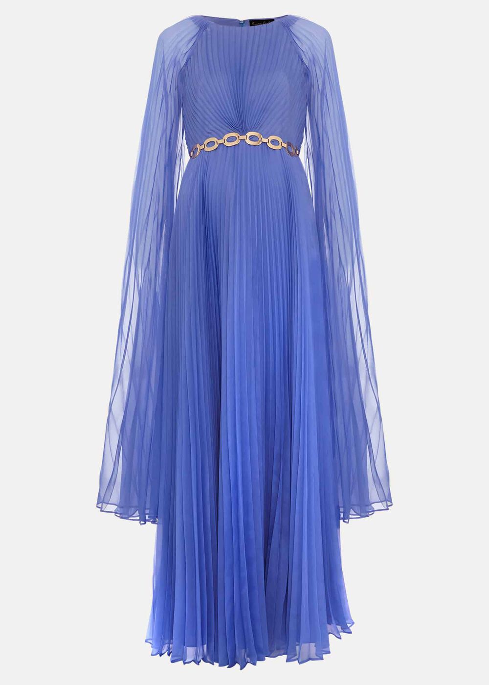 Petite Marren Blue Chiffon Maxi Dress
