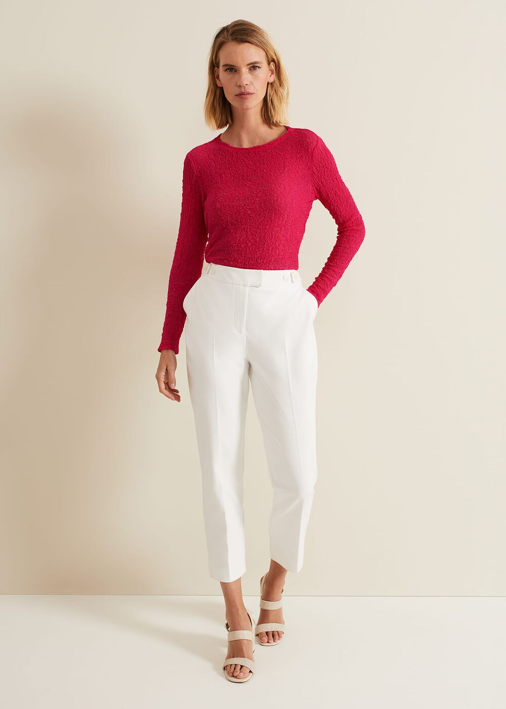Lainey Pink Lace Top