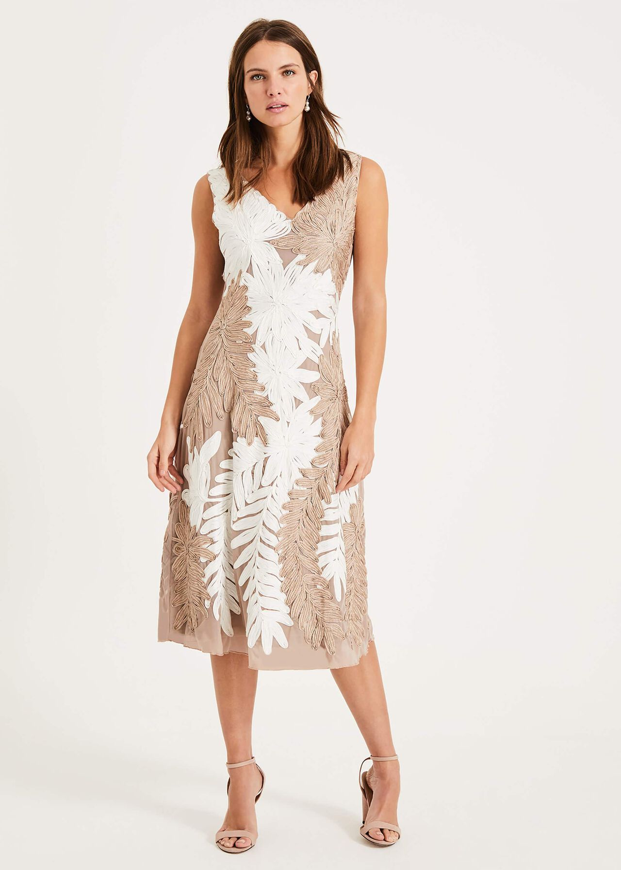 Denise Tapework Lace Dress