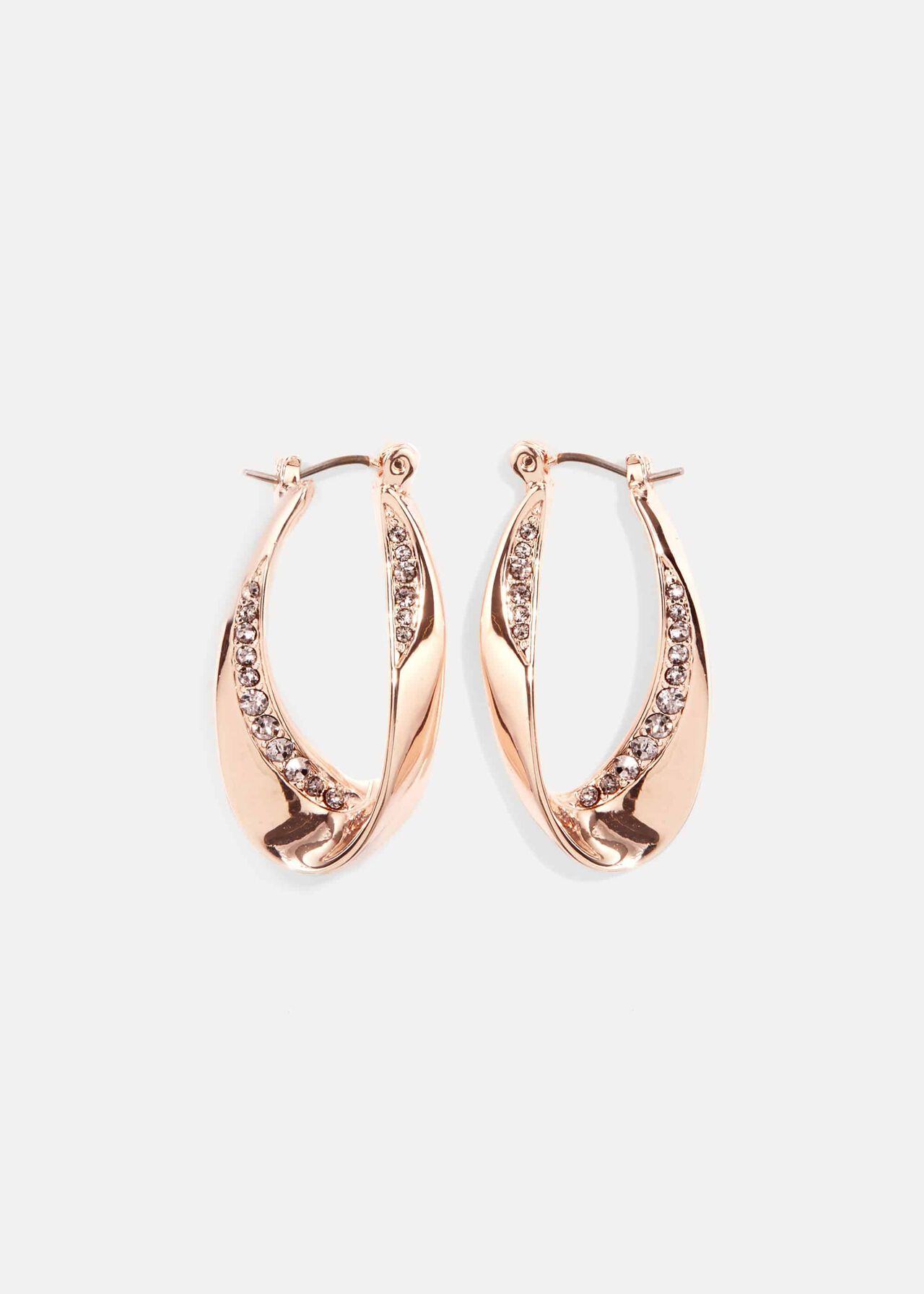 Susanna Oval Hoop Earrings