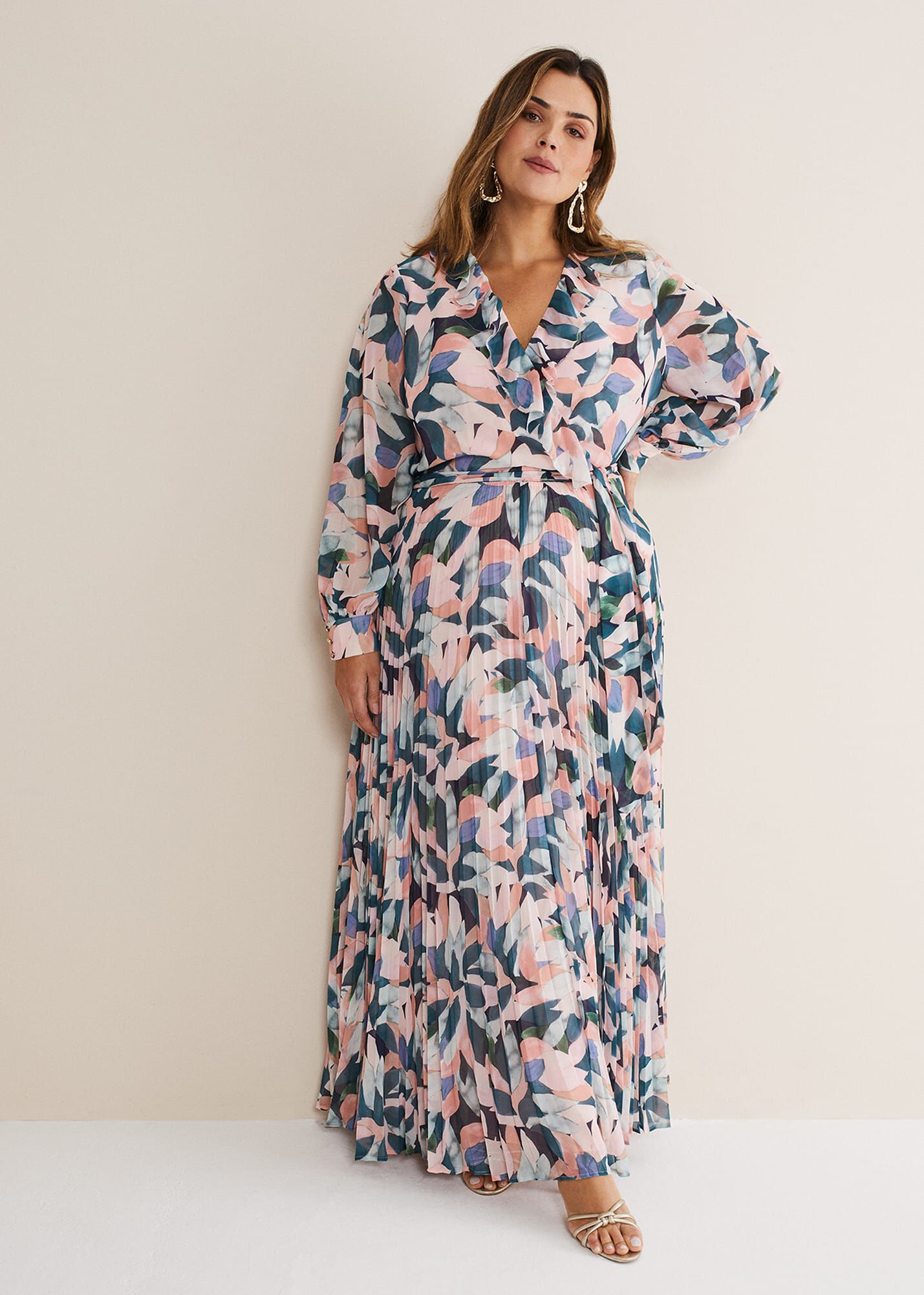 Maxi floral dress for cheap wedding