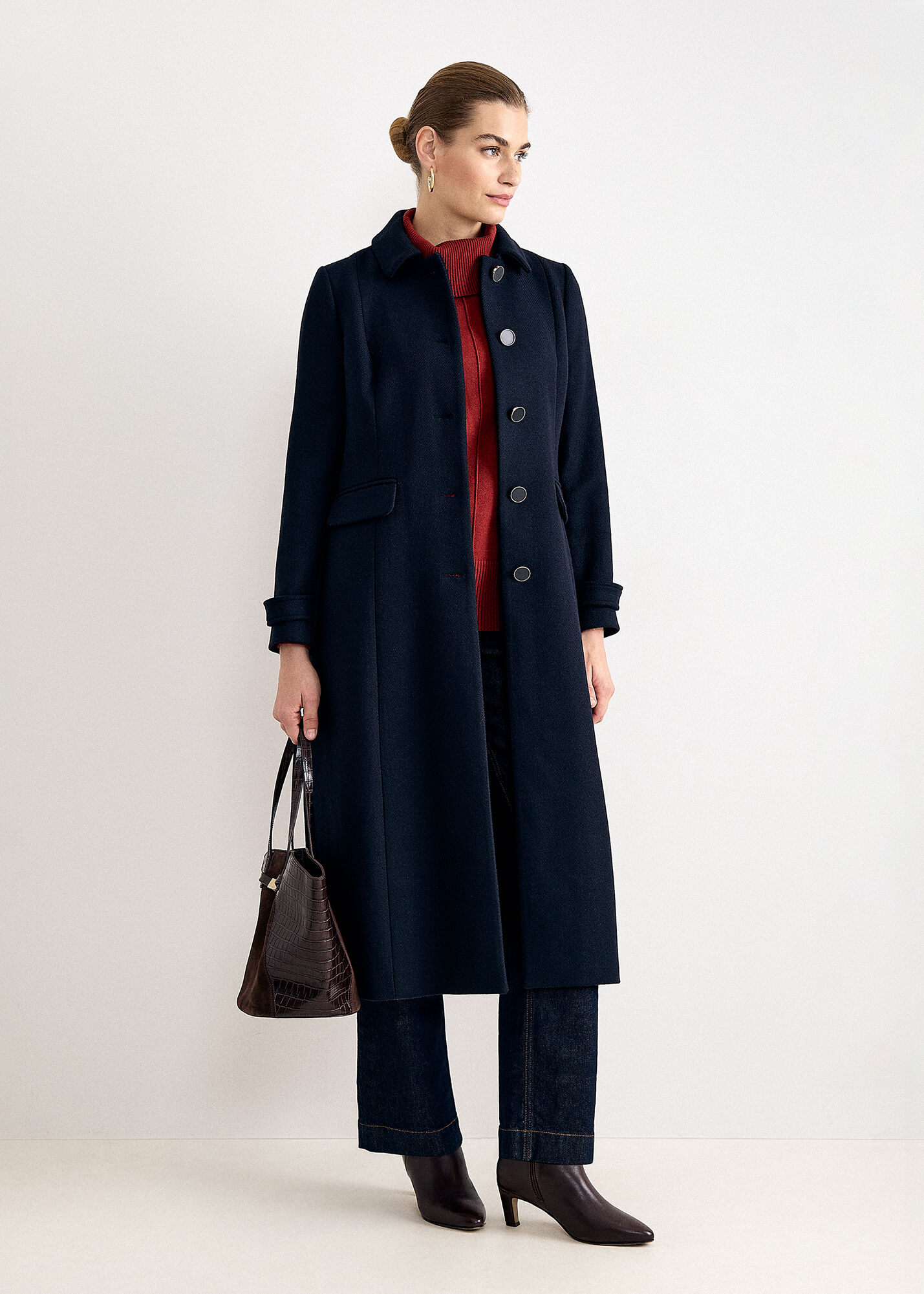 Aurelie Maxi Wool Coat | Phase Eight UK |