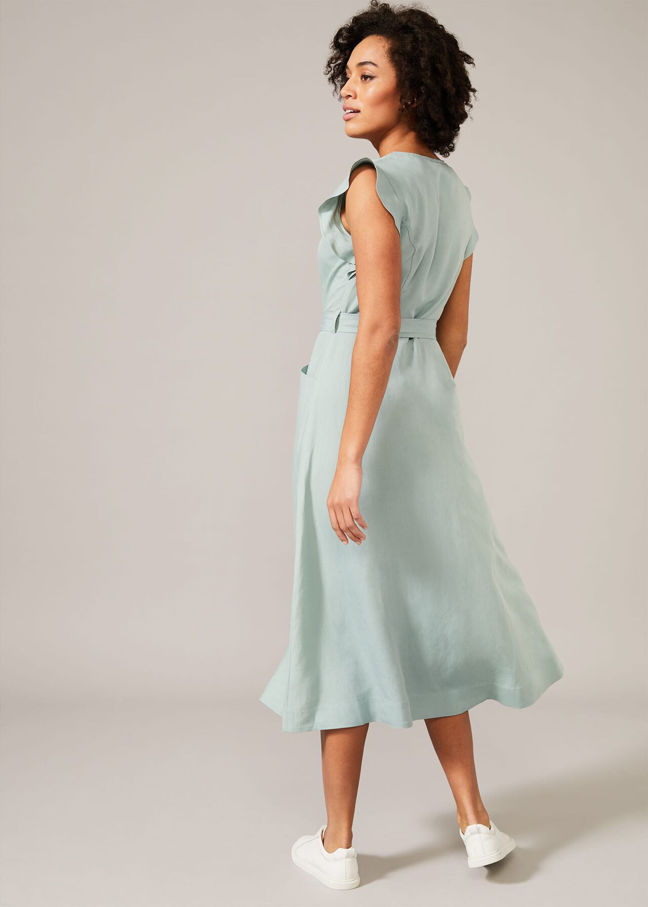 Tallie Linen Blend Dress