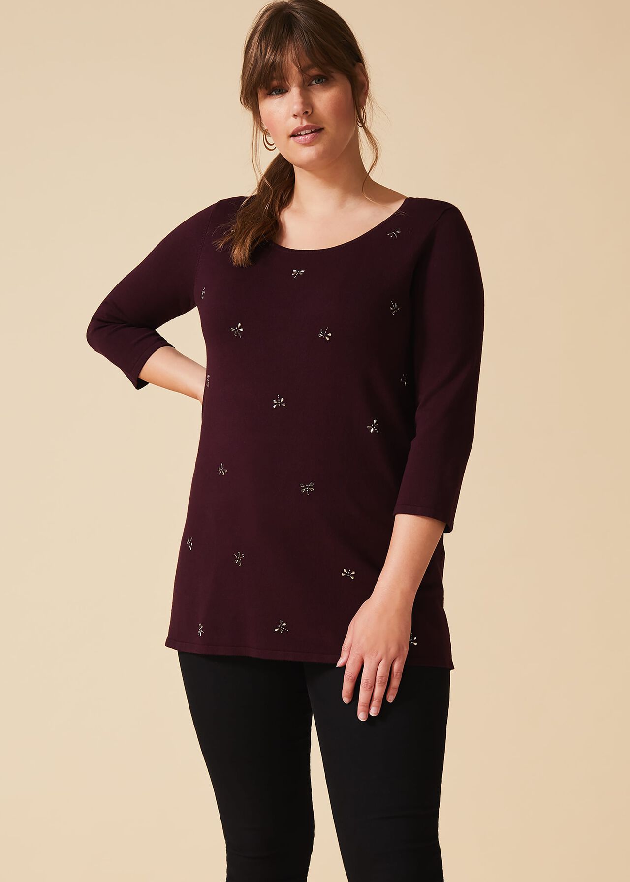 Danielle Dragonfly Knit Top