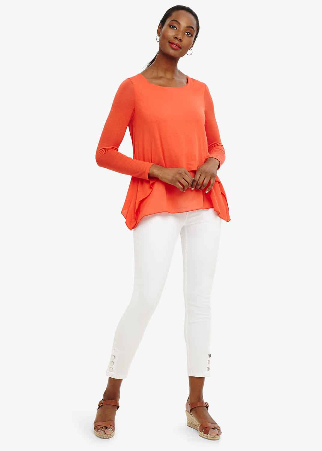 Ciera Double Layer Top | Phase Eight ROW |