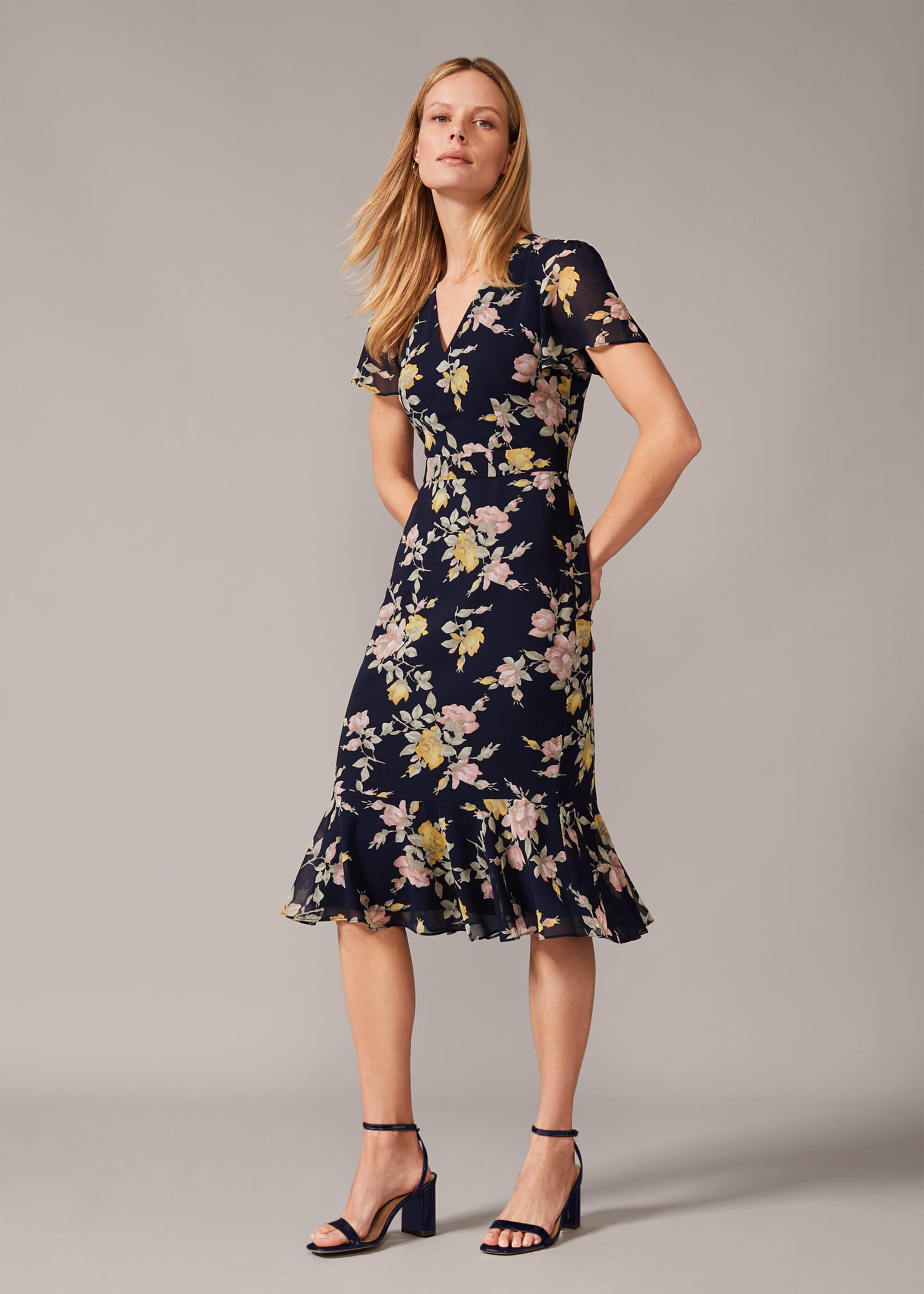 Melissa Floral Tea Dress