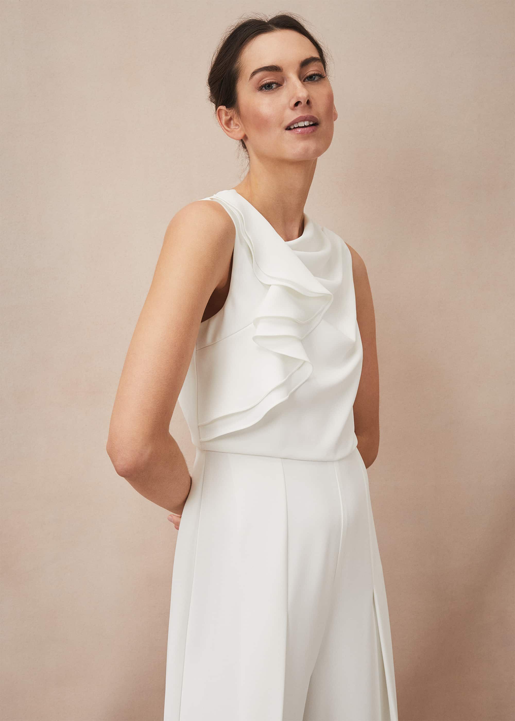 Maeve Frill Detail Jumpsuit