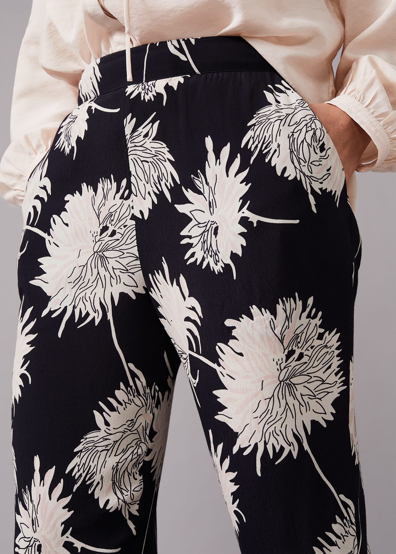Keiki Floral Tapered Trousers
