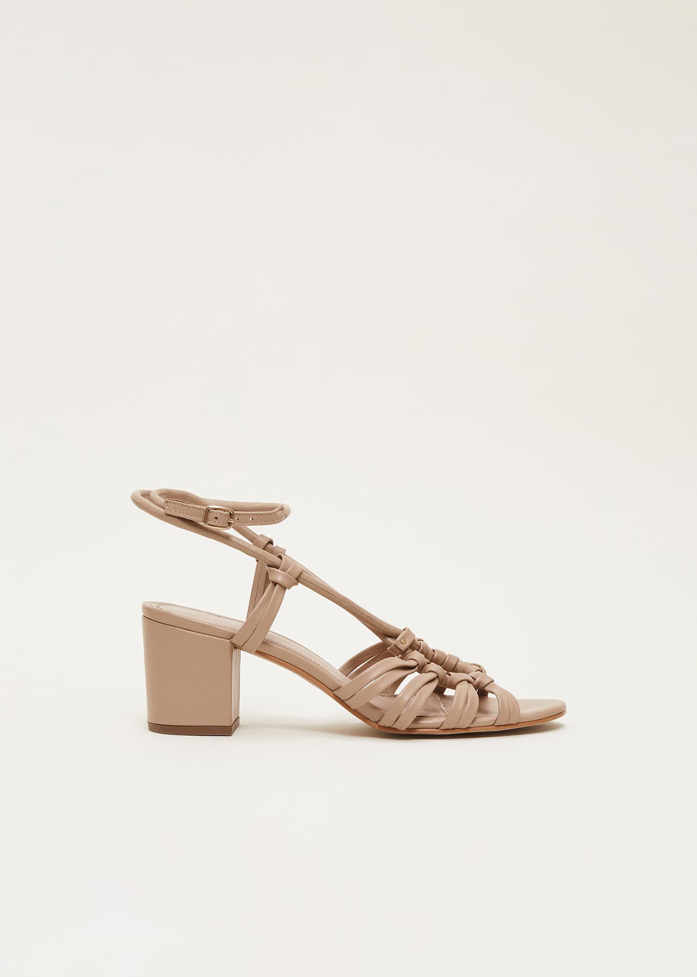 Leather ankle on sale strap shoes