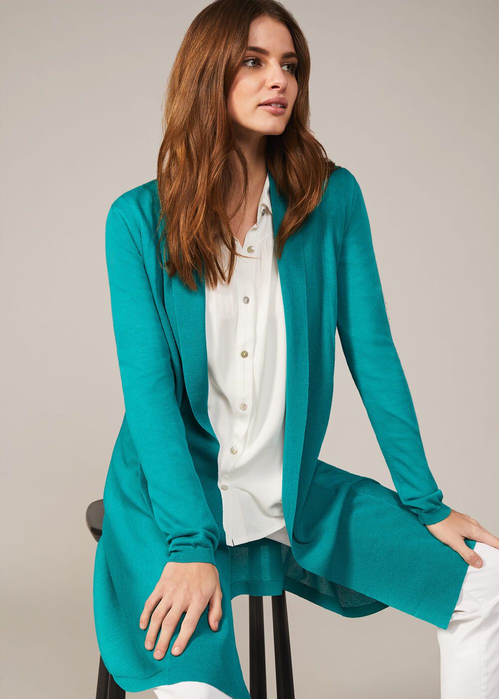 Lili Sheer Longline Cardigan