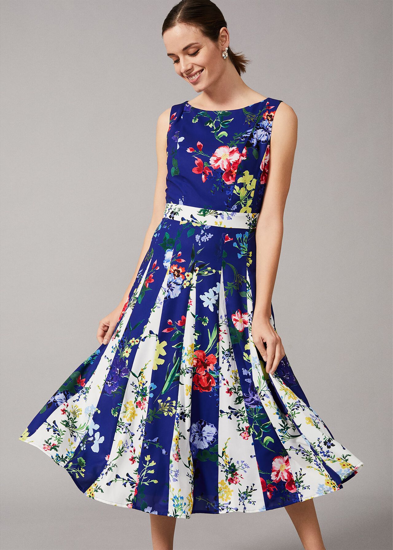 Trudy Patched Floral Dress