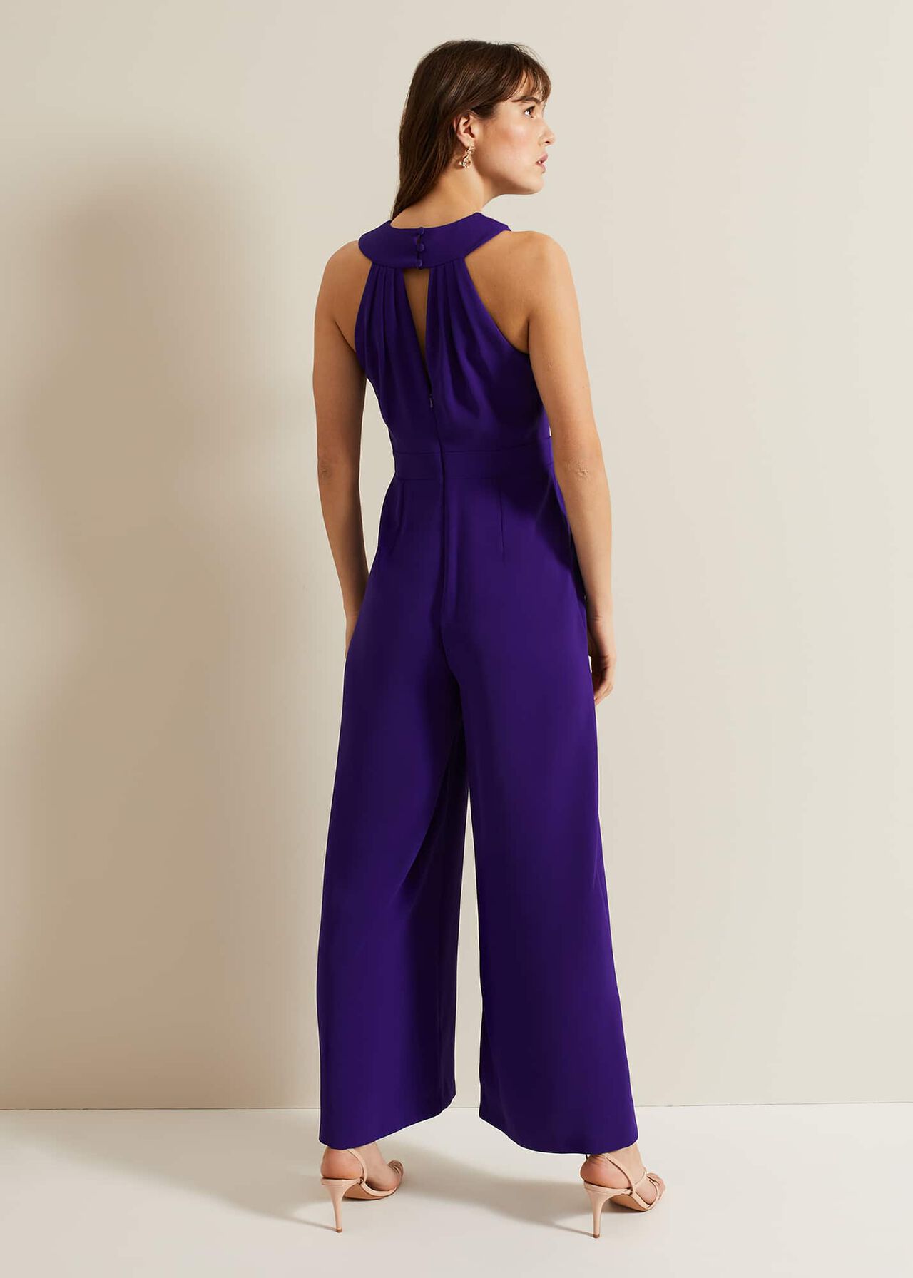 Giorgia Cross Neck Jumpsuit