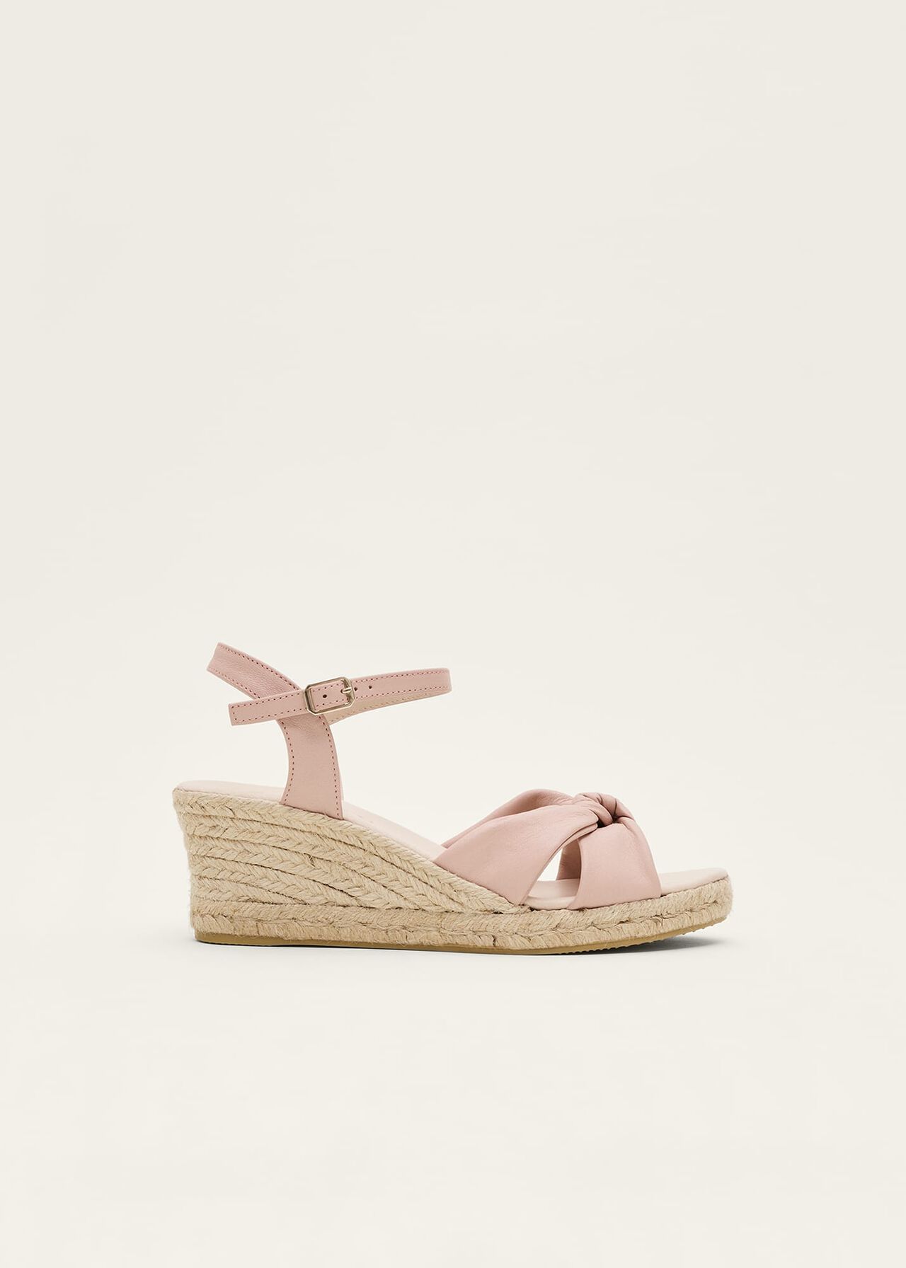 Leather Knot Espadrille