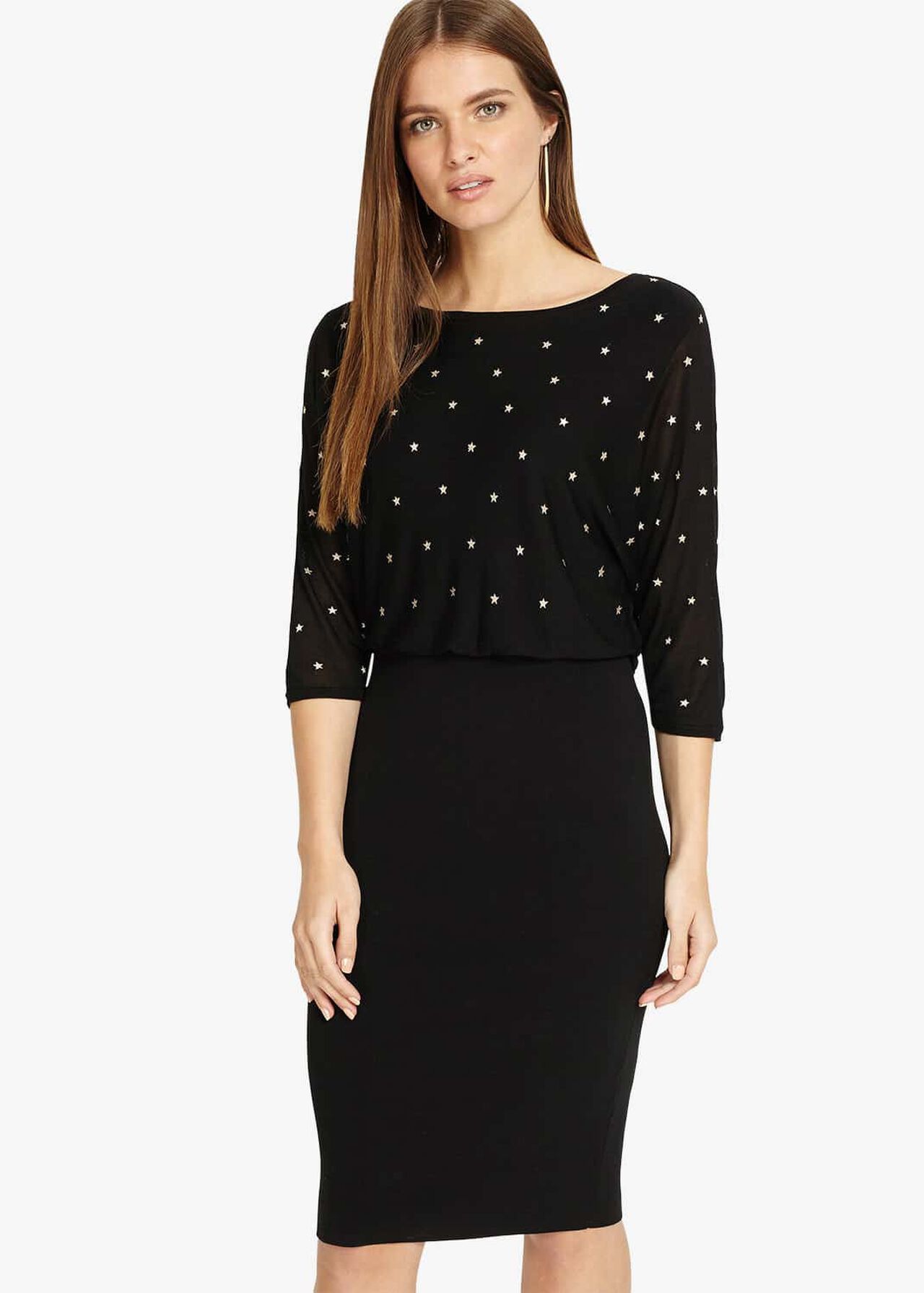 Adele Star Embroidered Dress