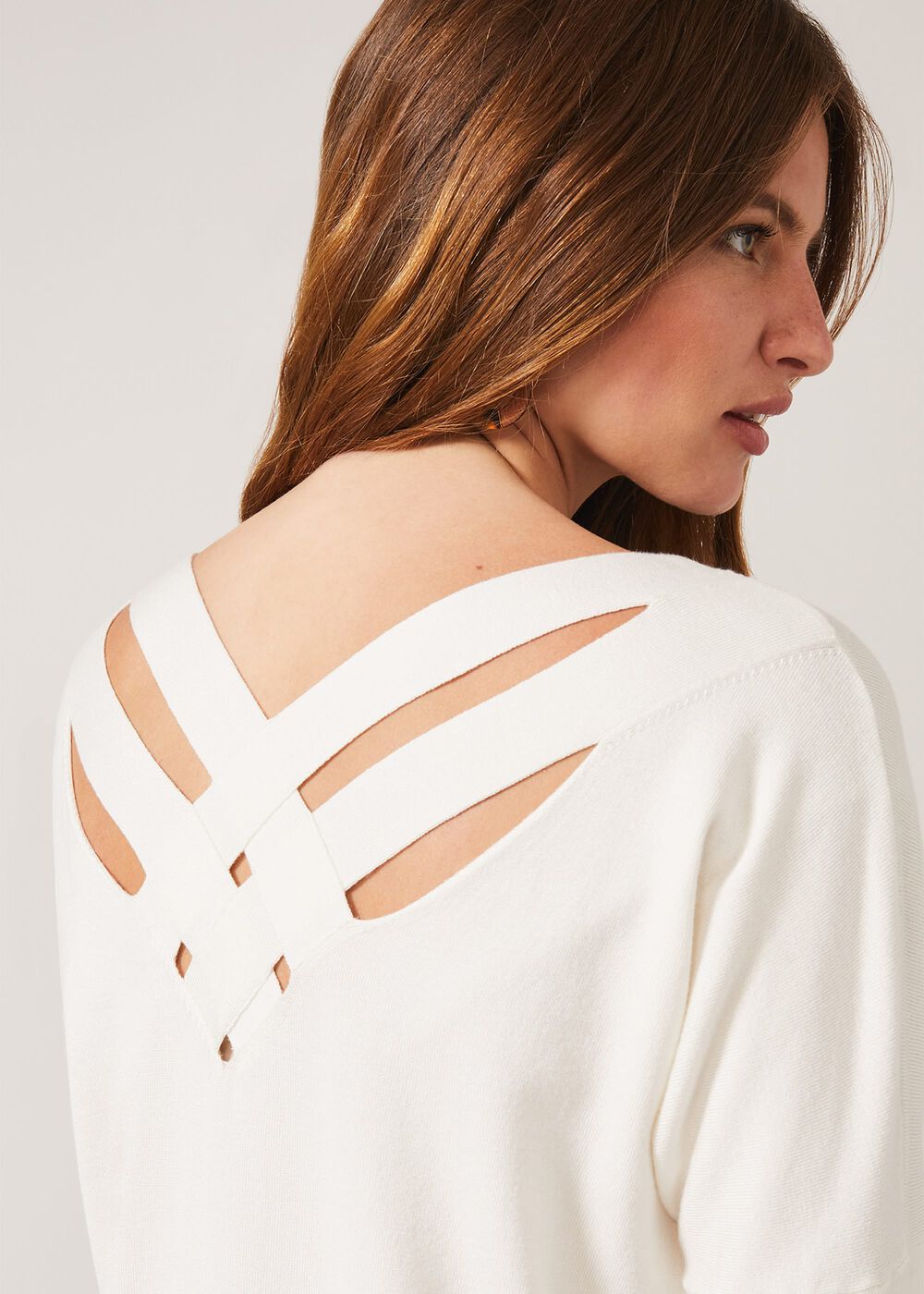 Lennie Lattice Back Knit Top