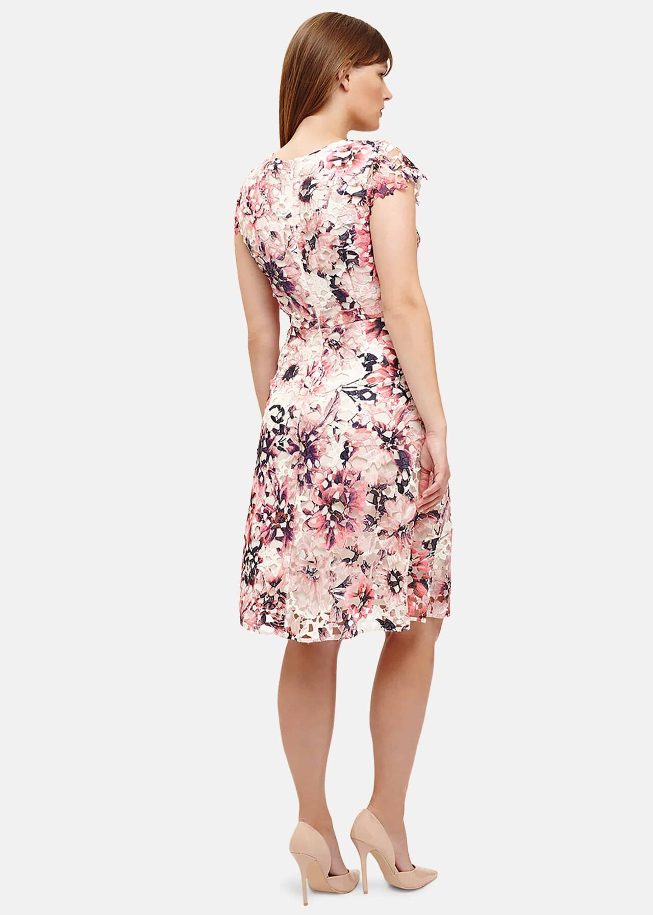 Joselyn Printed Lace Dress