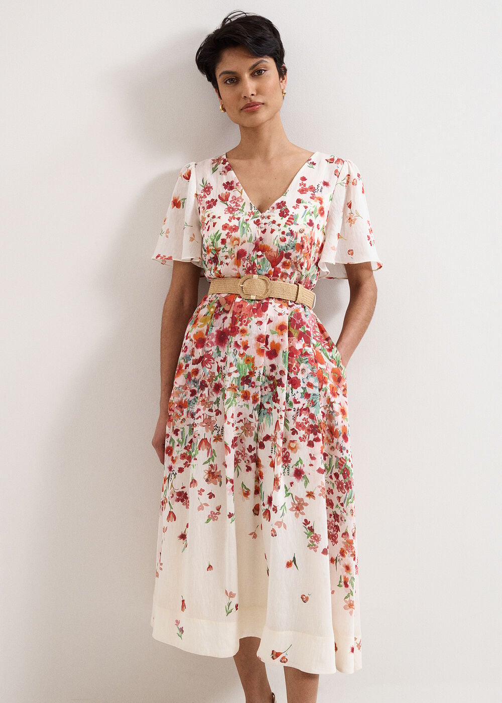 Lovette Floral Midi Dress