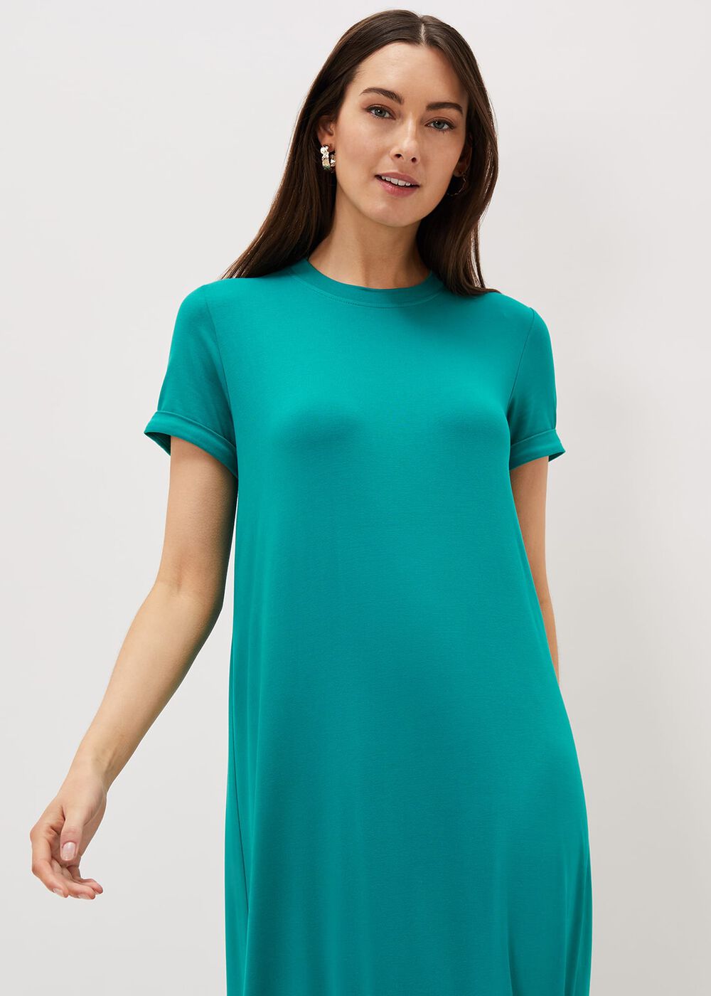 knee length dresses for ladies Point 3/4 Sleeve Maxi Dress  The Gallery Collection